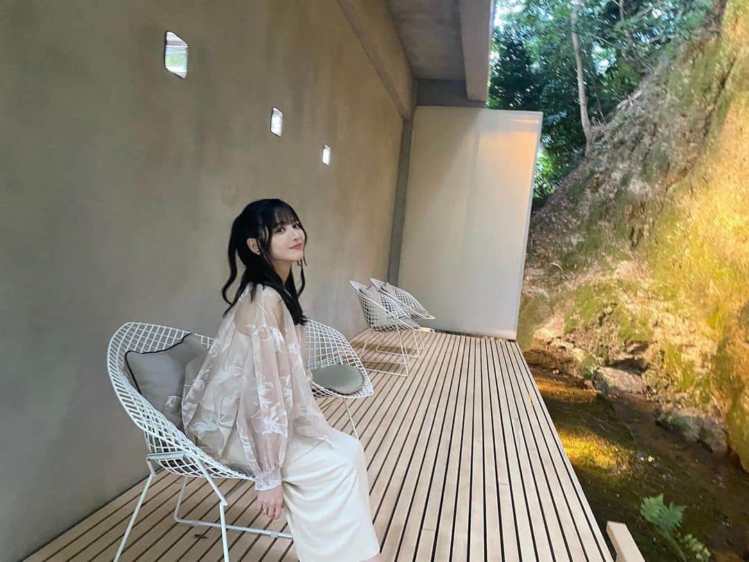 鎮西寿々歌のインスタグラム：「えへえへ♨️」