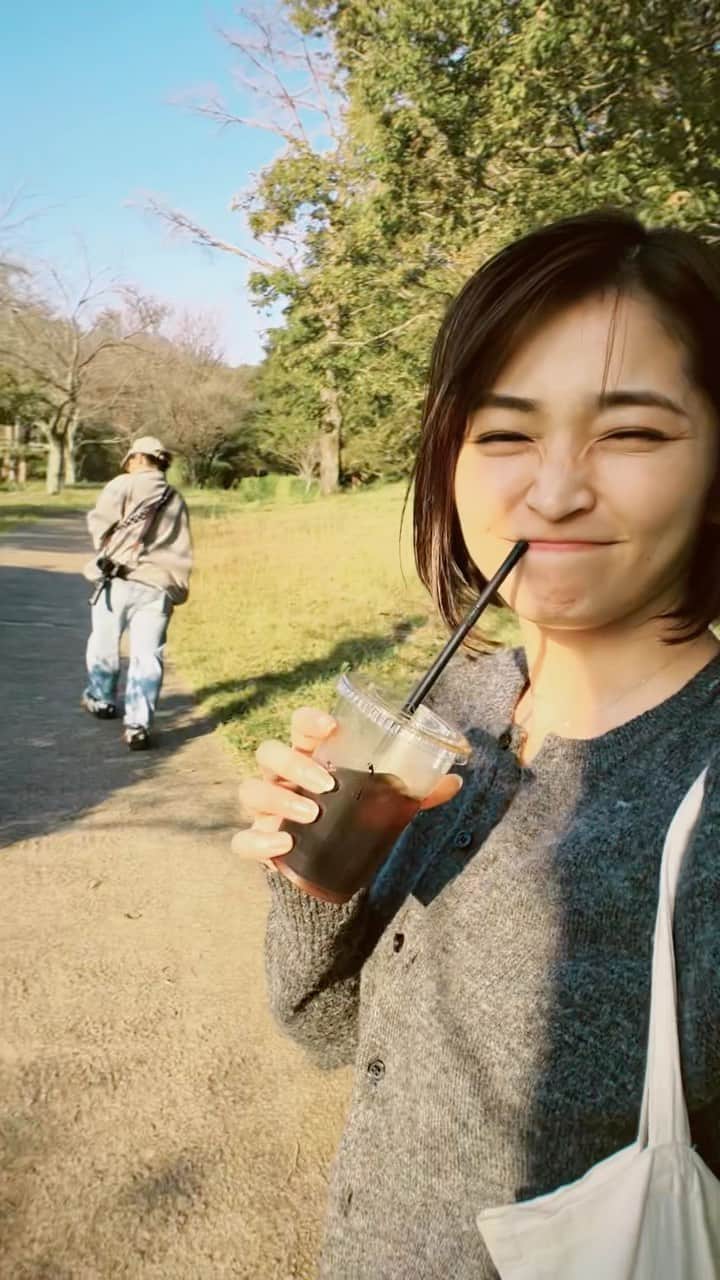 岡本玲のインスタグラム：「. 朝から集合したのに筑波山に向かったのは夕暮れ前⛰ with @matsui_photo」