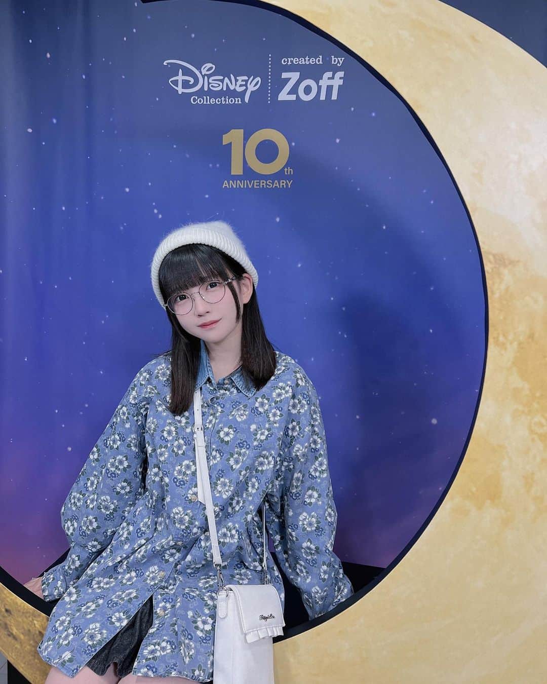 みぽたぽたのインスタグラム：「Zoff×Disney 10周年記念パーティに行ってきました🌟 メガネ女子いけるかなˆ- ̫-ˆ♡  #PR #zoff_disneycollection10th」