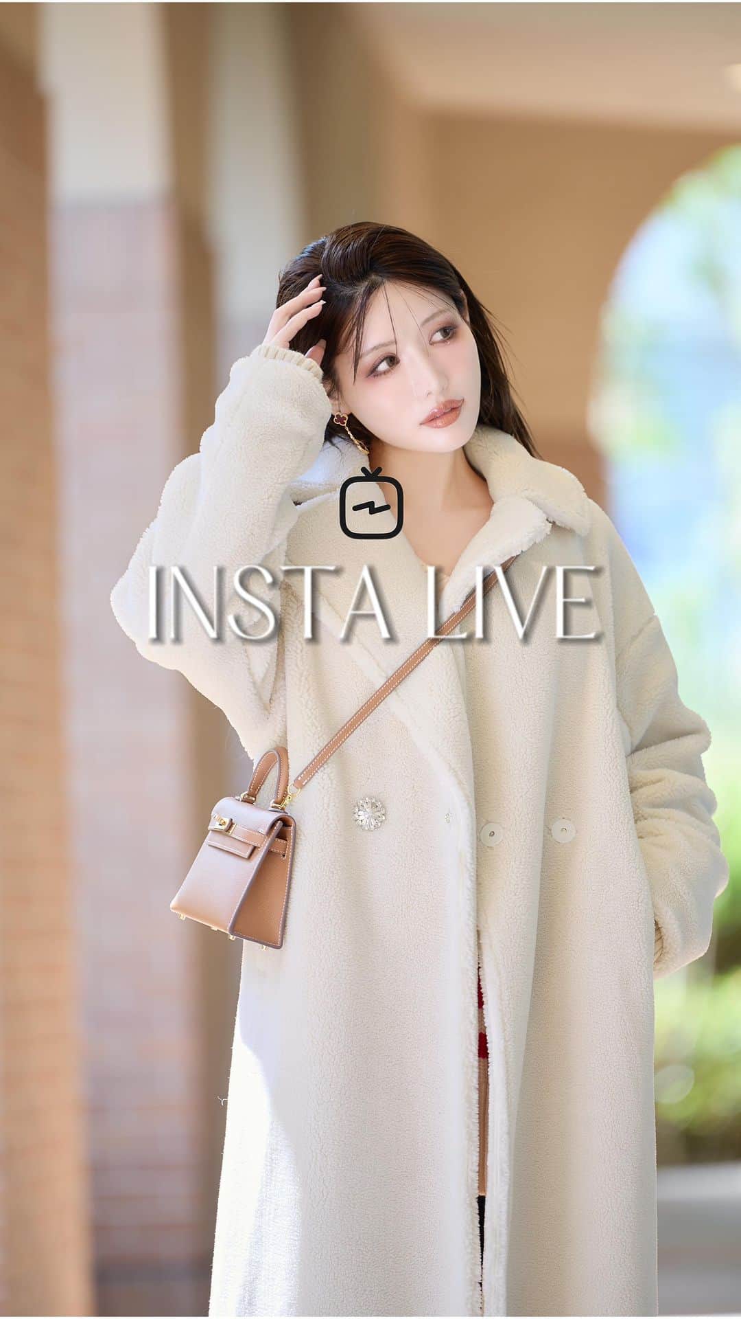 Radyのインスタグラム：「リクエストたくさん ありがとうございましたっ🔮✨🤍  セットアップ〜デニム アウターまで沢山ご紹介っ👏🏻  来週は ホリデーコレクションしますっ🩷🎄  #Rady #レディ#武藤静香 #インスタライブ #instagramlive」