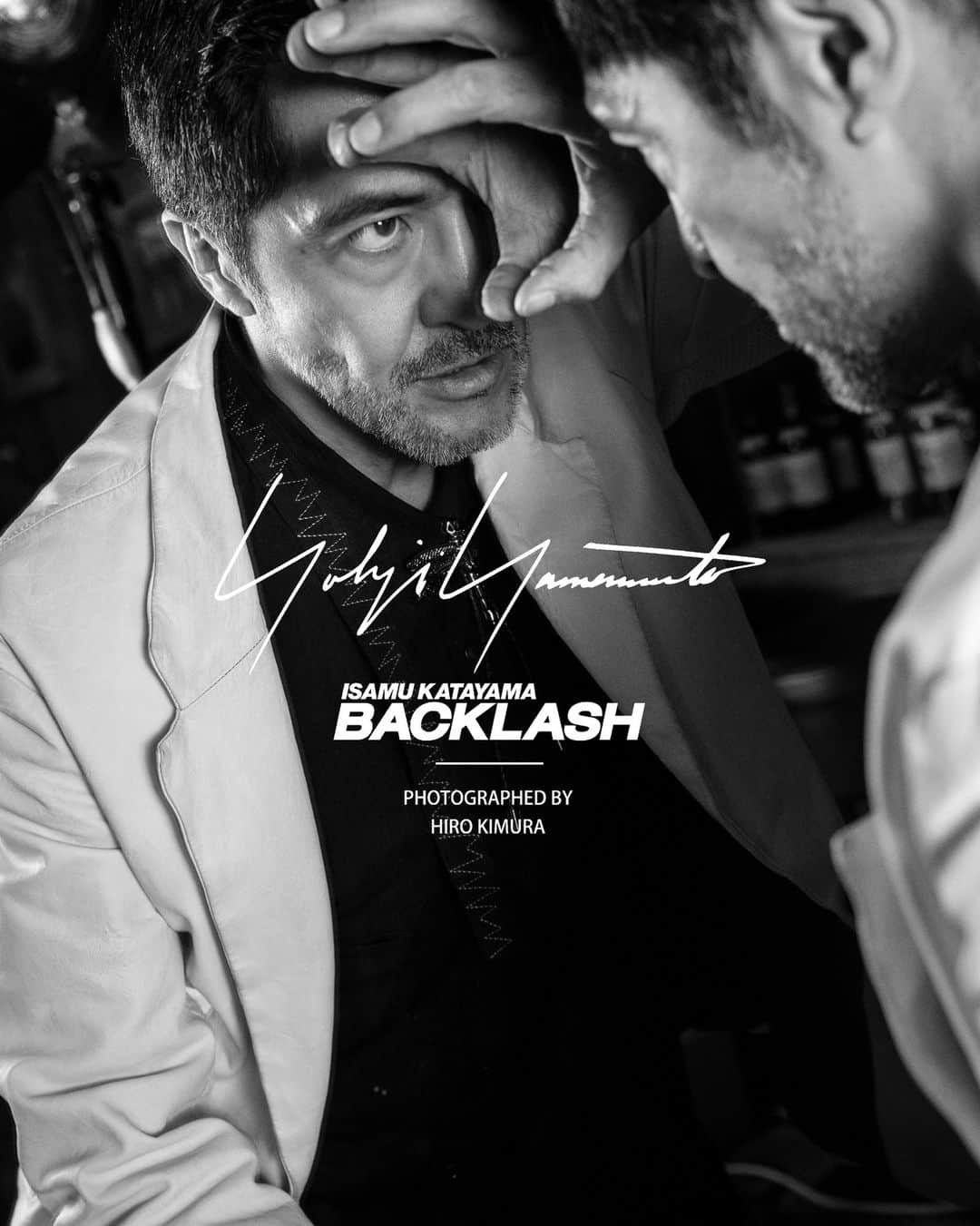 山本耀司のインスタグラム：「Yohji Yamamoto POUR HOMME x ISAMU KATAYAMA BACKLASH 2024 Spring/Summer Collection ⁠⁠ ⁠ #YohjiYamamotoPOURHOMME⁠ #YohjiYamamoto⁠ #isamukatayamabacklash ⁠ #BACKLASH」