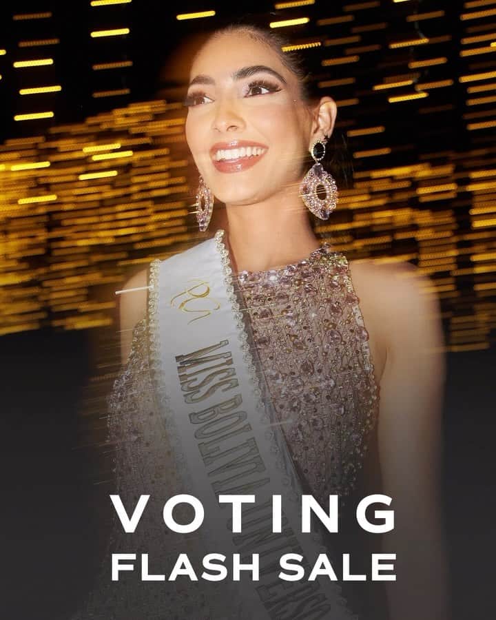 イリス・ミトゥネールのインスタグラム：「LESS THAN 12 HOURS LEFT! ⏱️  The FLASH SALE is ending soon! Make sure to download the official MISS UNIVERSE app and make the most of your vote!」