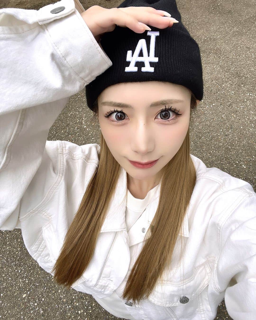ゆいみんのインスタグラム：「髪セットしなくて楽ちんすぎ🩷」