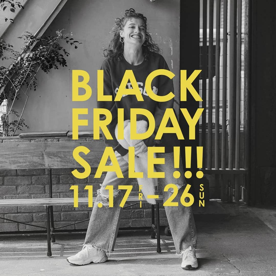 cocaのインスタグラム：「いよいよ明日から! BLACK FRIDAY SALE🖤🔥  人気アイテムも特別価格に! お得な10日間をお見逃しなくっ😎  #coca_code #ブラックフライデー #ブラックフライデーセール #blackfridaysale #blackfriday2023」