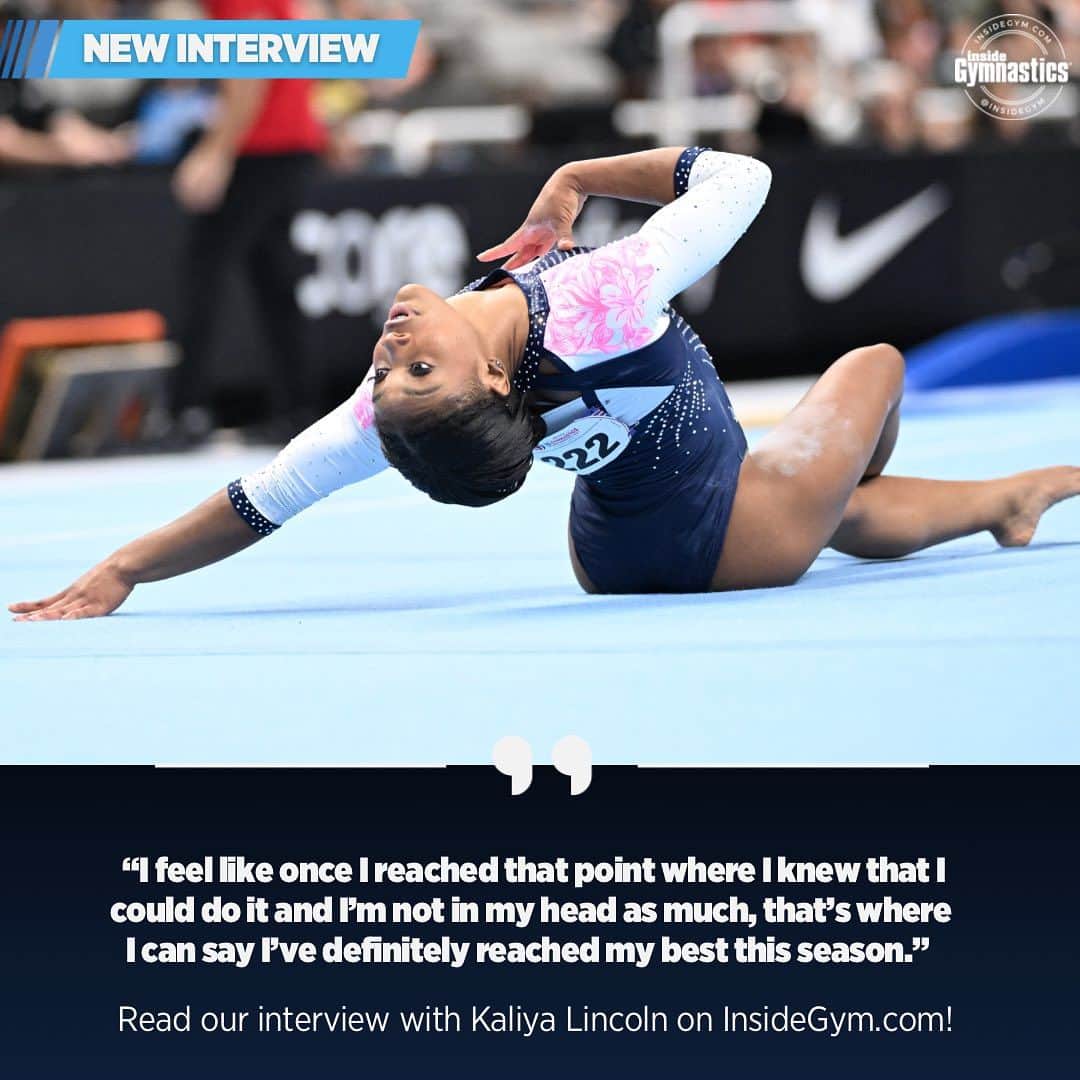 Inside Gymnasticsさんのインスタグラム写真 - (Inside GymnasticsInstagram)「After injuries kept her out of the 2022 season, Kaliya Lincoln had doubts about her ability to get back to full strength. Now with two gold medals from the Pan Am Games in her back pocket, Lincoln is feeling more confident than ever.   Read the interview on InsideGym.com!」11月17日 3時00分 - insidegym