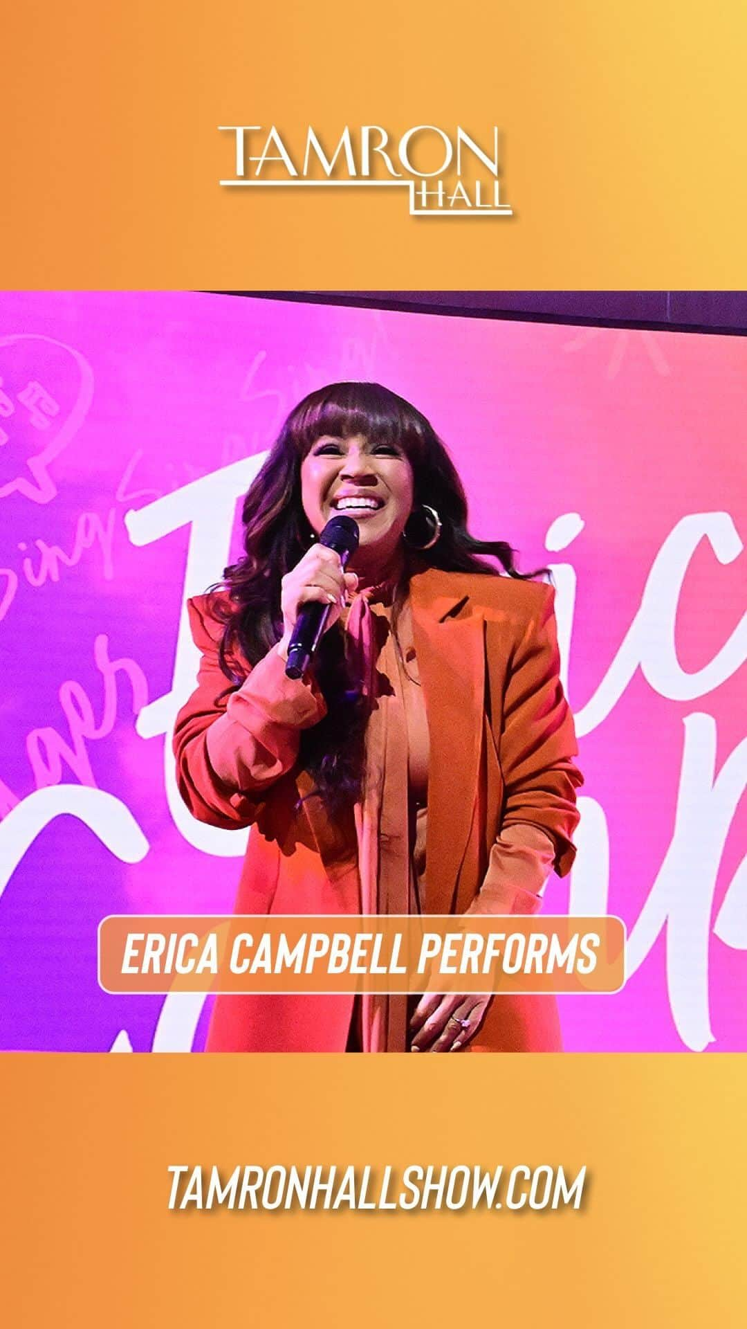 エリカ・キャンベルのインスタグラム：「We’re feeling more than alright after @imericacampbell’s performance. She performs Feel Alright (Blessed) for the Tam Fam!」