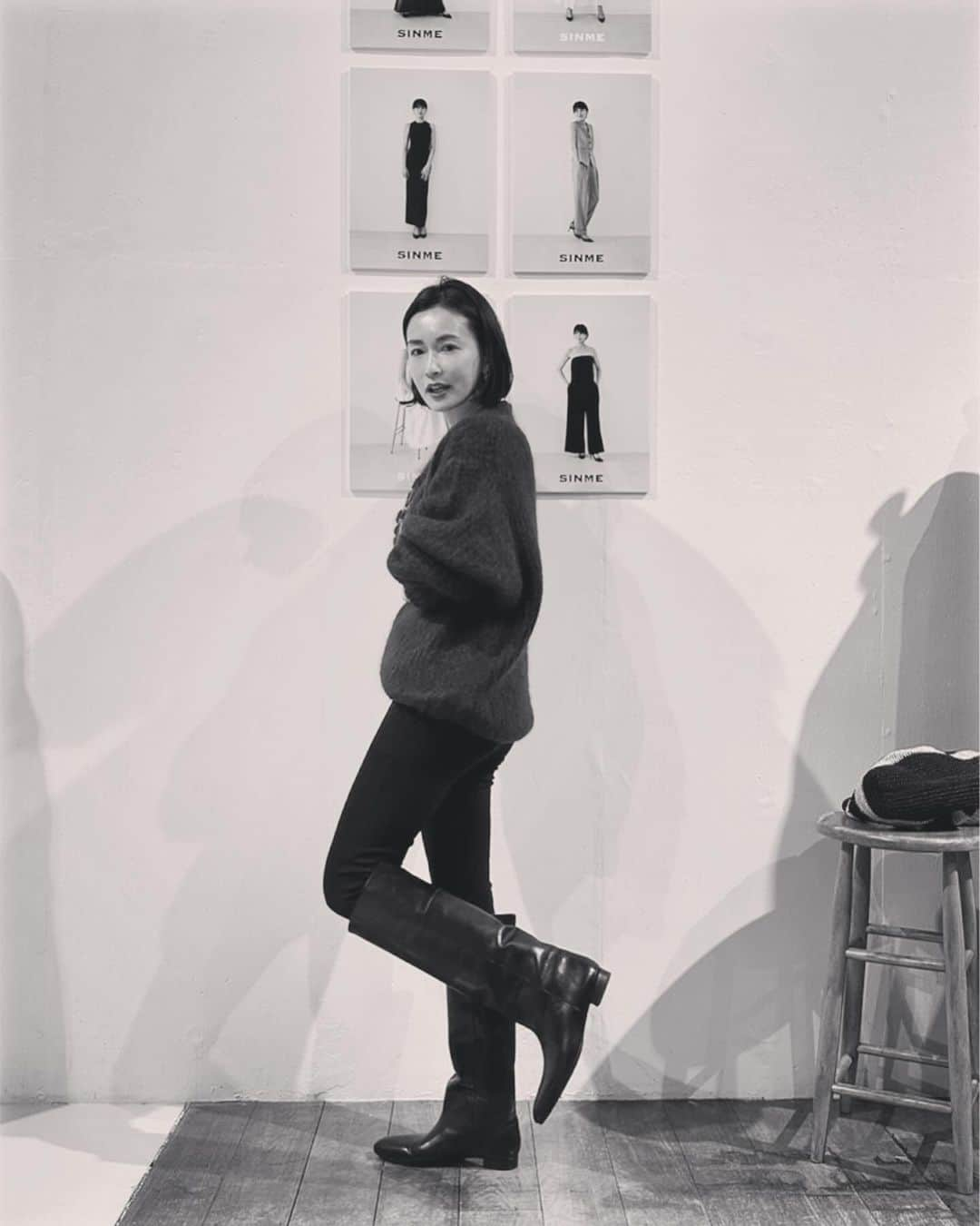 長谷川京子さんのインスタグラム写真 - (長谷川京子Instagram)「SINME2024 A/Wの展示会へ。  今回も可愛かったです😍 さらに言うと、このロングブーツ。 見た目の美しさと履き心地の良さ、両方を満たしてくれている。 こんな靴に出逢える事、滅多にない。 @sinmedenim  @yukaitaya」11月16日 20時28分 - kyoko.hasegawa.722