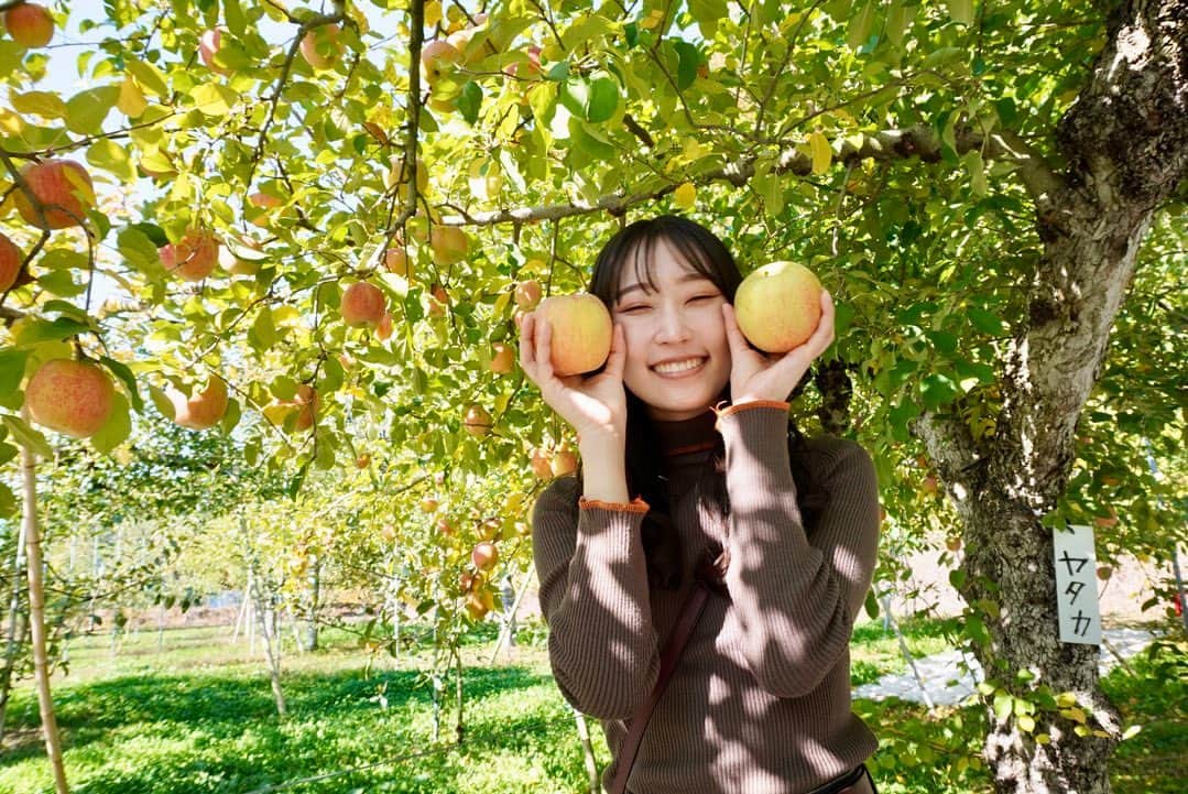 段原瑠々さんのインスタグラム写真 - (段原瑠々Instagram)「🍎  りんご狩りのときのお姉ちゃんカメラ☺️    #juicejuice #段原瑠々」11月16日 21時39分 - ruru_dambara.official