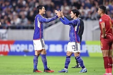 鎌田大地のインスタグラム：「Always happy to score for national 🇯🇵」