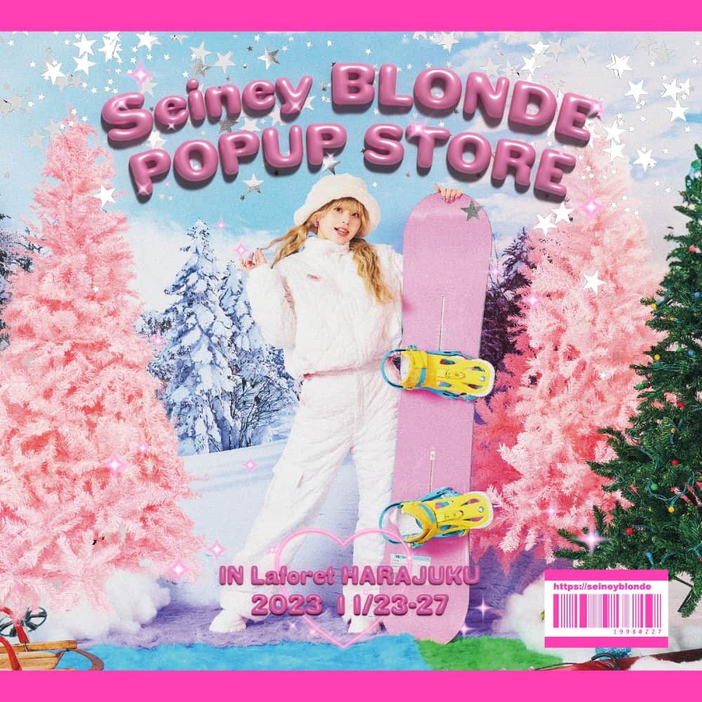Laforet HARAJUKUのインスタグラム：「【Seiney BLONDE  POP UP STORE｜2023.11.23(Thu)-11.27(Mon)】 5F MAKE THE STAGE “My life is mine.～私の人生は私のもの～”をメインコンセプトに、海外の女の子のカルチャーや2000年代のファッションスタイルを取り込んだ、プロデューサーセイナのブレないこだわりとセンスが詰まったアイテムを展開するSeineyBLONDEが初のPOPUPを開催。 #ラフォーレ原宿 #ラフォーレ #原宿 #laforetharajuku #laforet #harajuku #popup　#SeineyBLONDE ＃ゆたせな ＃セイナ」
