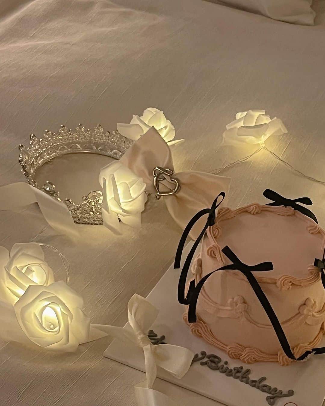 古澤里紗さんのインスタグラム写真 - (古澤里紗Instagram)「ribbon cake🎀🎂''」11月16日 22時20分 - fuuuuu_ri