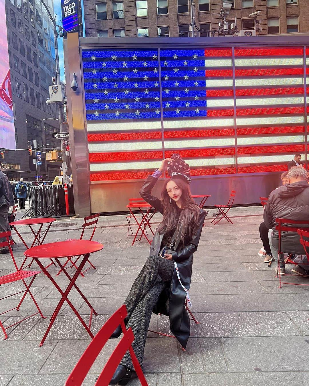 MARIさんのインスタグラム写真 - (MARIInstagram)「hardrock mood🎸　 #newyork #timessquare」11月16日 22時44分 - lovexxy0