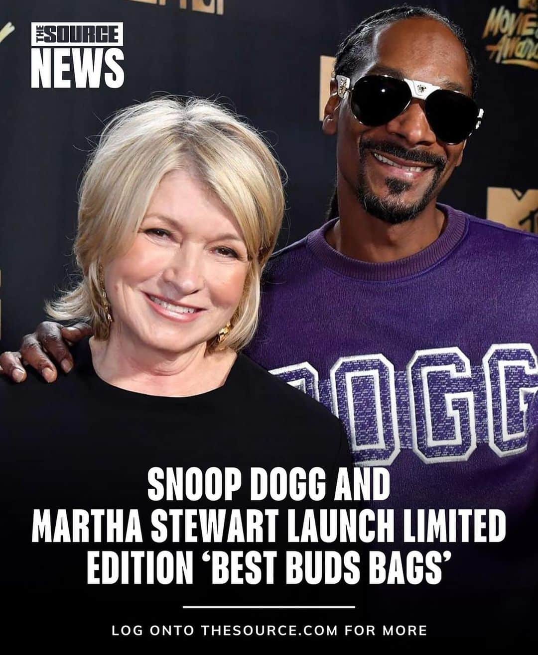 スヌープ・ドッグのインスタグラム：「@marthastewart48  @marthastewart 💕👍🏿👍🏿🐝🐝. 💼」