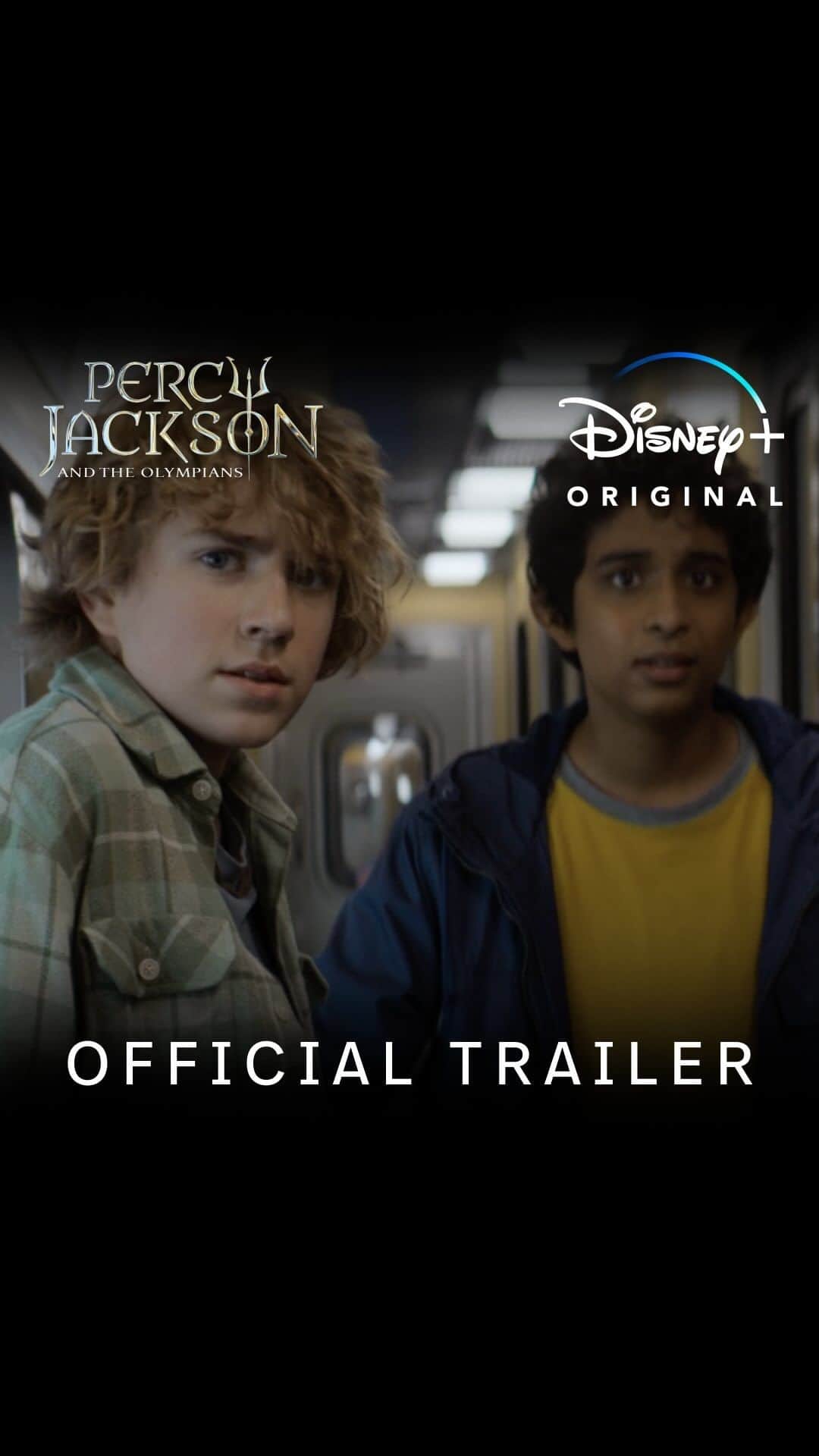 Disneyのインスタグラム：「A quest is always undertaken by three.  Watch the #PercyJackson trailer now, and stream the two-episode premiere December 20 on @DisneyPlus.」