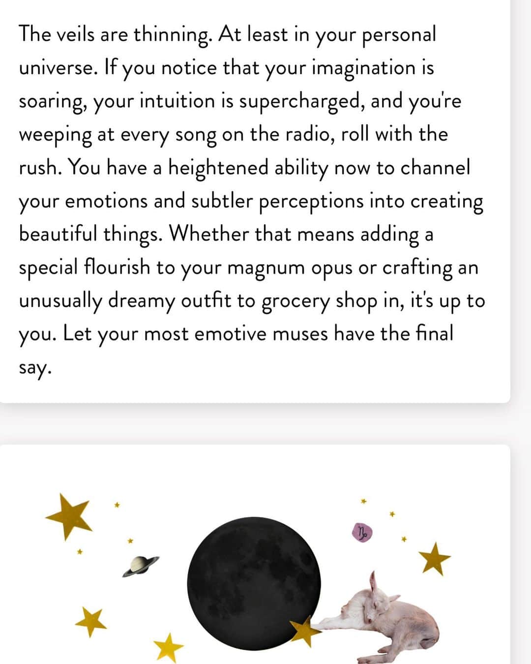 マギー・ジレンホールのインスタグラム：「Thanks @chani.app @chaninicholas for an inspiring birthday horoscope 🌙」