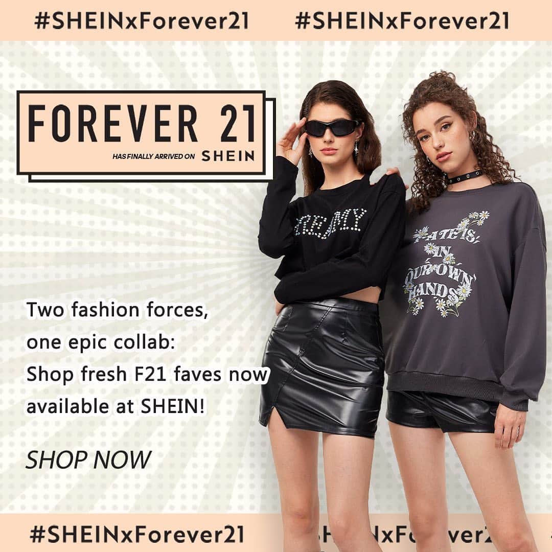 FOREVER 21さんのインスタグラム写真 - (FOREVER 21Instagram)「Keep your eyes peeled for our exciting new partnership with Forever 21 – talk about a power couple! 💪 Get ready for a style revolution and stay tuned for more details.🎉🥂  #SHEINxForever21」11月16日 23時17分 - forever21