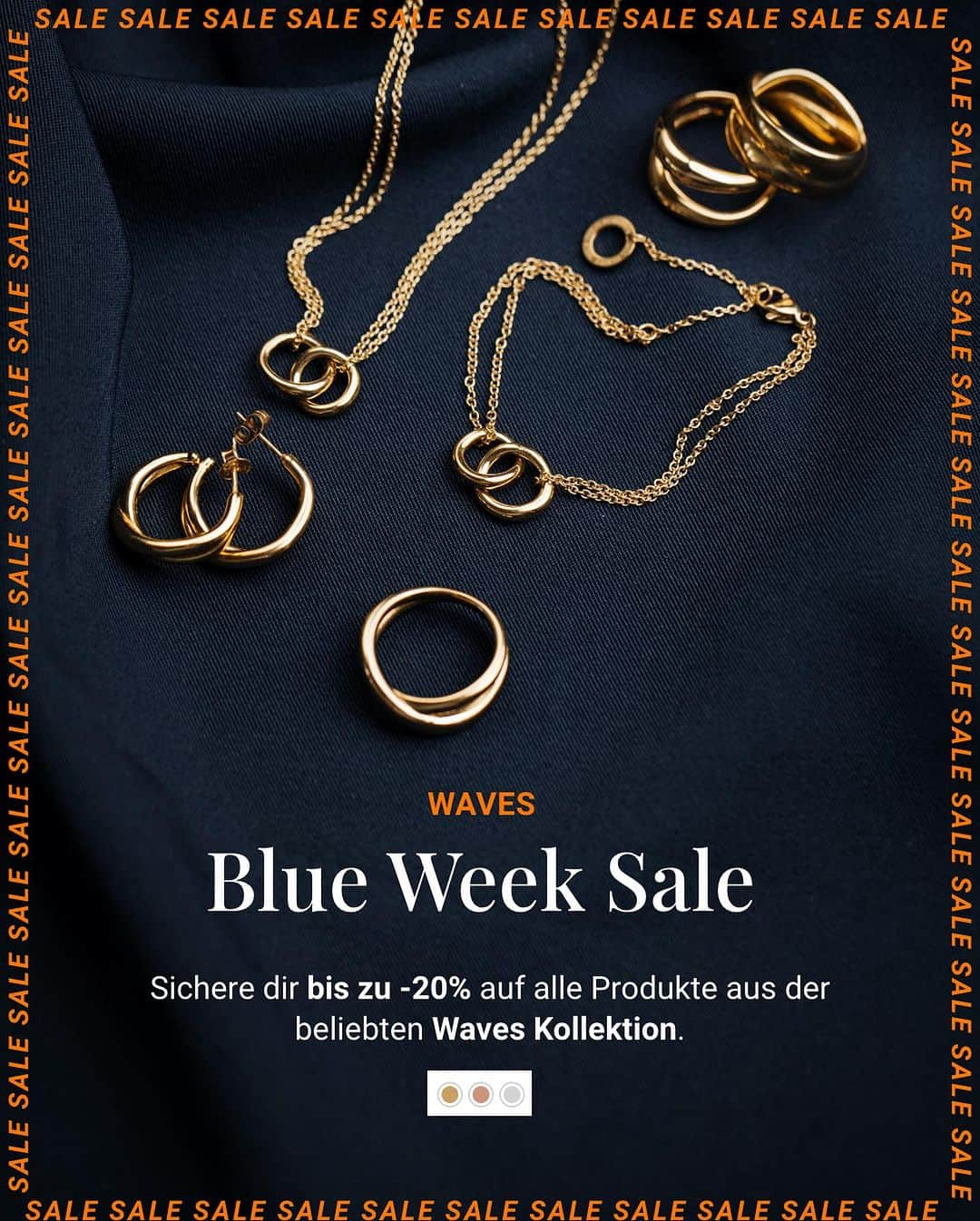 PAUL HEWITTさんのインスタグラム写真 - (PAUL HEWITTInstagram)「#BlueWeekSale 🌊 Vor allem die Waves Ringe gehören zu euren absoluten Lieblingsschmuckstücke. Alle Teile der Kollektion gibt es in Gold, Silber und Roségold 🥰🎁 Wir sind uns sicher, dass man damit den meisten Girls eine schöne Freude machen kann. Simple, stark und elegant - wie die Wellen im Ozean. #JewelrySale #BlueWeek #PaulHewitt #Blackfriday」11月16日 23時19分 - paul_hewitt