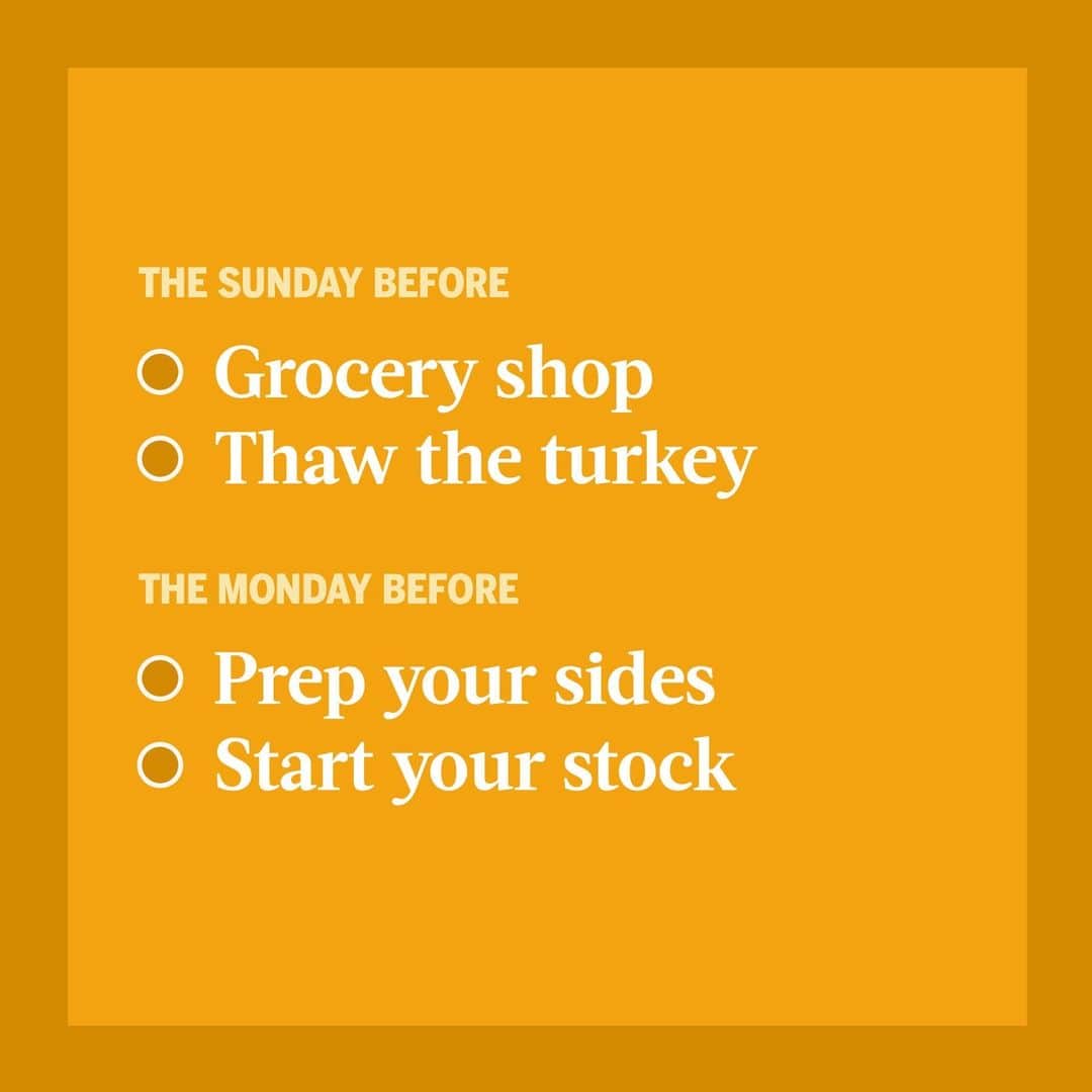 Food & Wineさんのインスタグラム写真 - (Food & WineInstagram)「If you start your prep tomorrow, this Thanksgiving is going to be a breeze. For our full T-Day plan, as well as all the recipes you could need to pull it off, head to the link in bio. ✍️: @spmaiden」11月17日 0時10分 - foodandwine