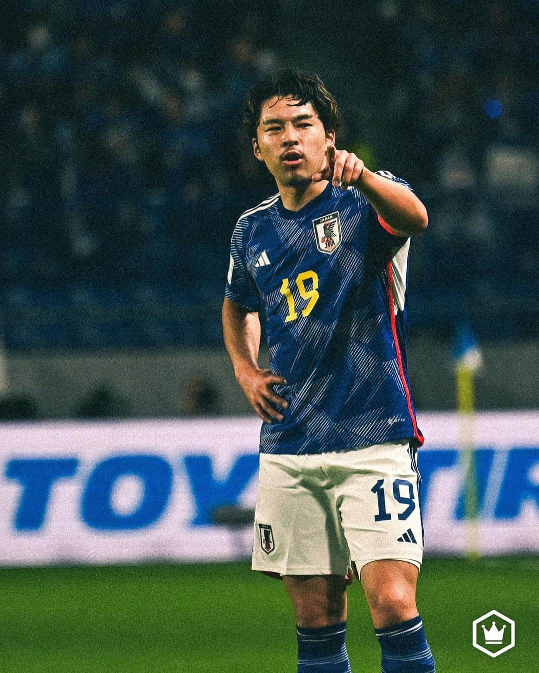 サッカーキングさんのインスタグラム写真 - (サッカーキングInstagram)「. FLASH BACK SAMURAIBLUE!! 日本代表、W杯予選初陣は最高の船出！ 5得点でミャンマー撃破、上田綺世はハットトリック…この一戦を10枚の写真で振り返る（2023.11.16）  📷Photo by @shimpeei（SOCCERKING）  #夢への勇気を #SAMURAIBLUE #jfa #daihyo #サッカー日本代表 #サッカー #soccer #フットボール #football #⚽️ #サッカーキング  #上田綺世 #中山雄太 #鎌田大地 #堂安律 #佐野海舟 #前川黛也 #森保一 #カラッペ #カララ」11月16日 23時48分 - soccerkingjp