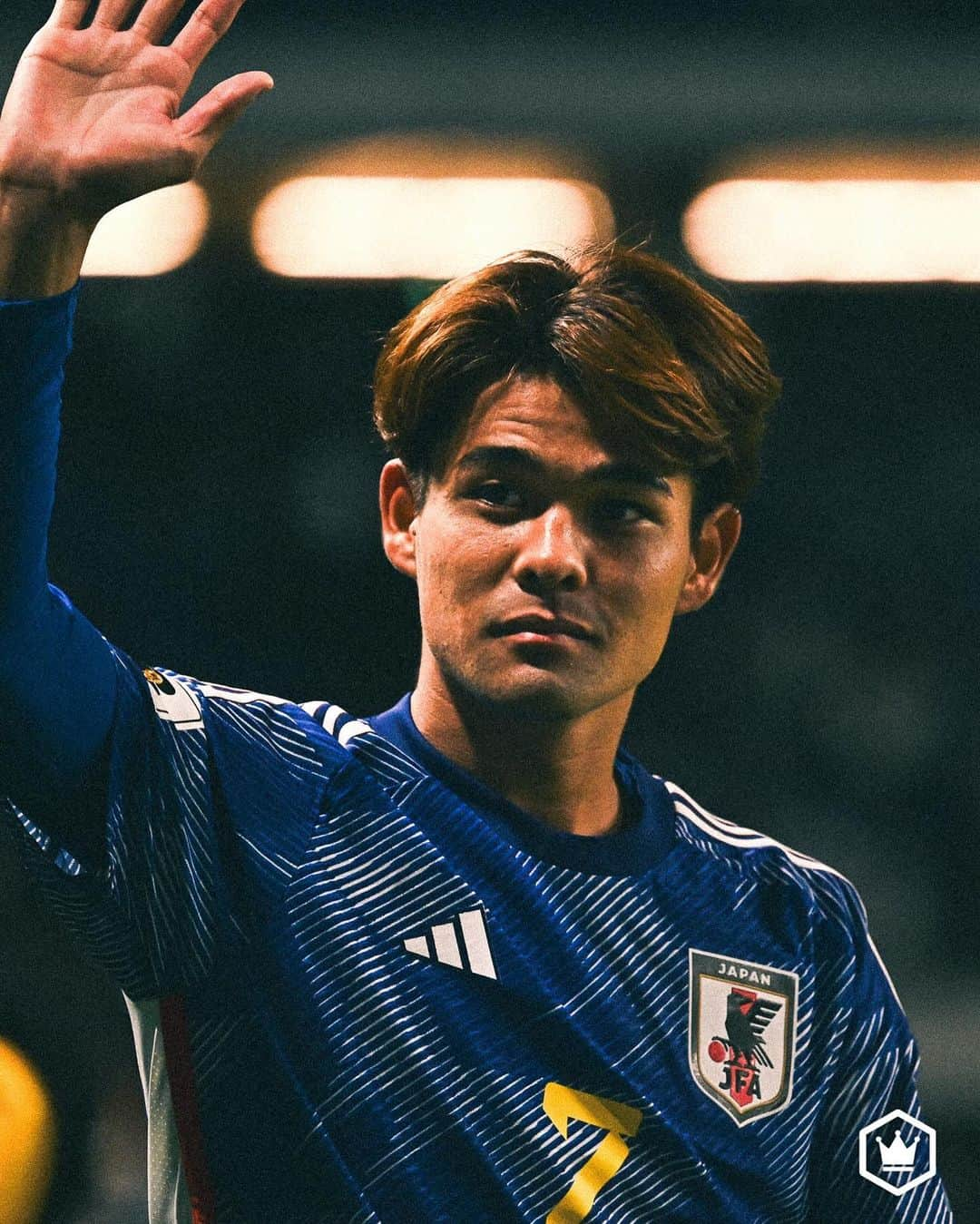 サッカーキングさんのインスタグラム写真 - (サッカーキングInstagram)「. FLASH BACK SAMURAIBLUE!! 日本代表、W杯予選初陣は最高の船出！ 5得点でミャンマー撃破、上田綺世はハットトリック…この一戦を10枚の写真で振り返る（2023.11.16）  📷Photo by @shimpeei（SOCCERKING）  #夢への勇気を #SAMURAIBLUE #jfa #daihyo #サッカー日本代表 #サッカー #soccer #フットボール #football #⚽️ #サッカーキング  #上田綺世 #中山雄太 #鎌田大地 #堂安律 #佐野海舟 #前川黛也 #森保一 #カラッペ #カララ」11月16日 23時48分 - soccerkingjp