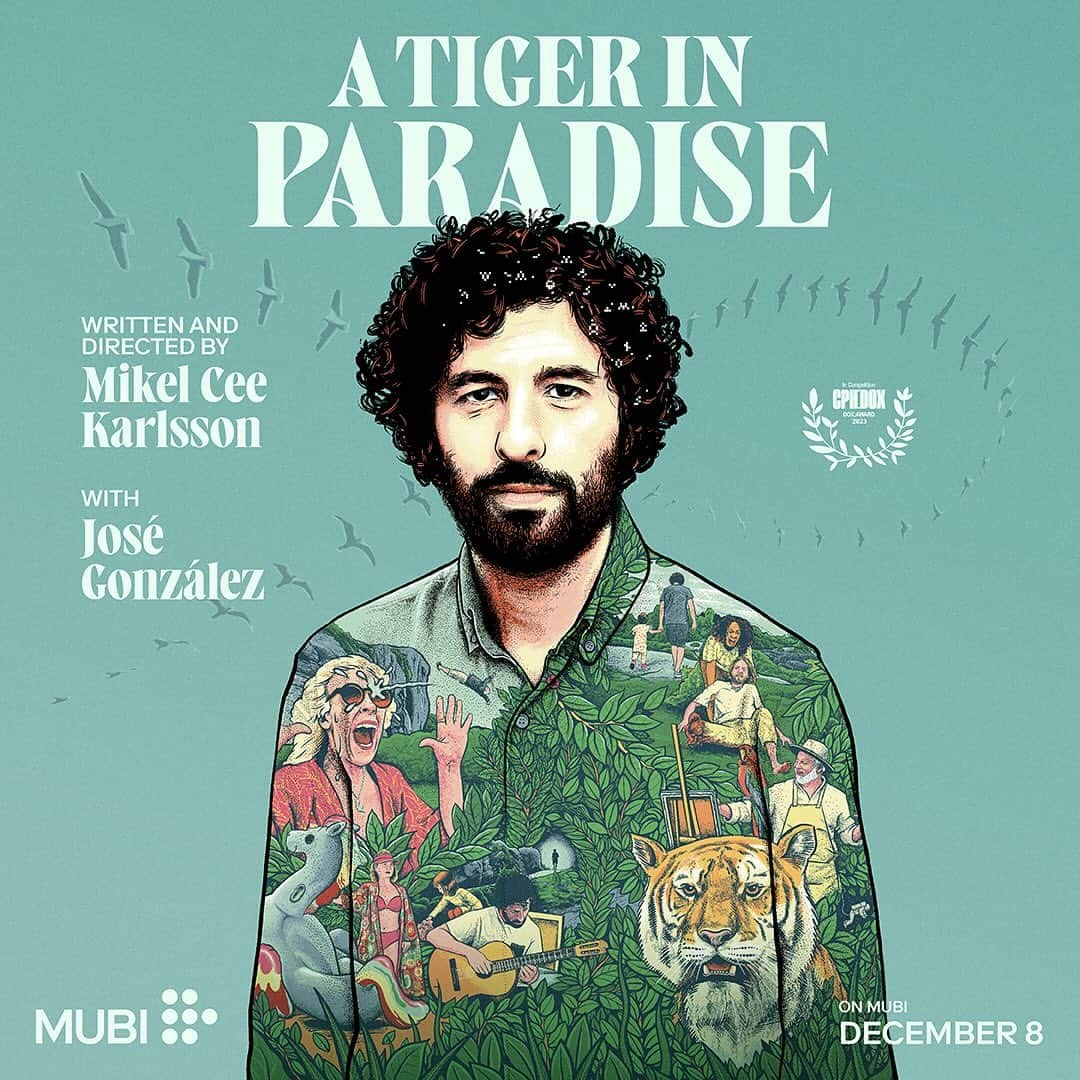 ホセ・ゴンザレスさんのインスタグラム写真 - (ホセ・ゴンザレスInstagram)「Watch the official trailer for A TIGER IN PARADISE — a humorous and surreal portrait of the uniquely creative mind of singer-songwriter José González (@jose.gonz.music)  Streaming exclusively from December 8 in the UK, Ireland, US, Canada and Latin America.」11月16日 23時59分 - jose.gonz.music