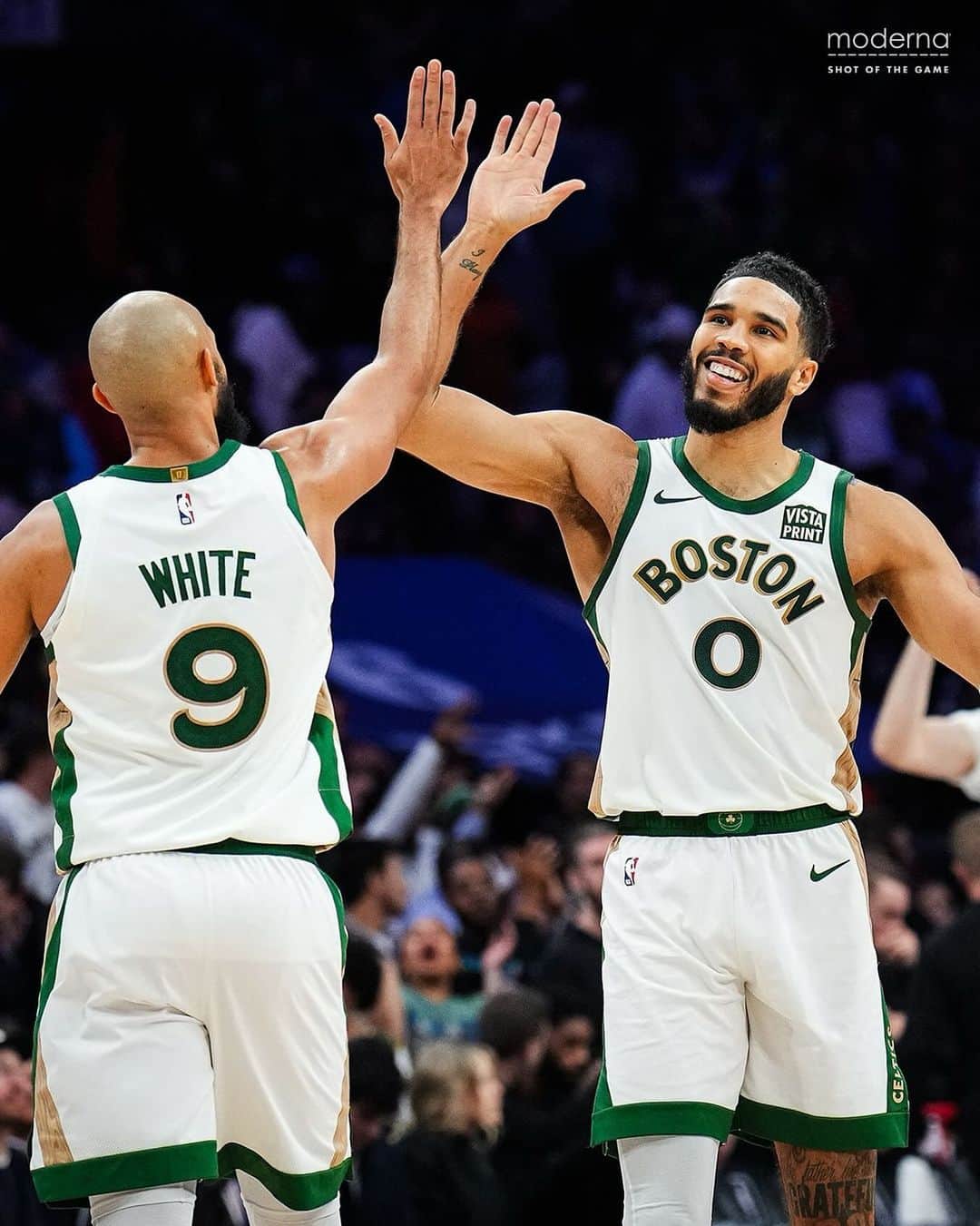ボストン・セルティックスのインスタグラム：「came up clutch ☘️」