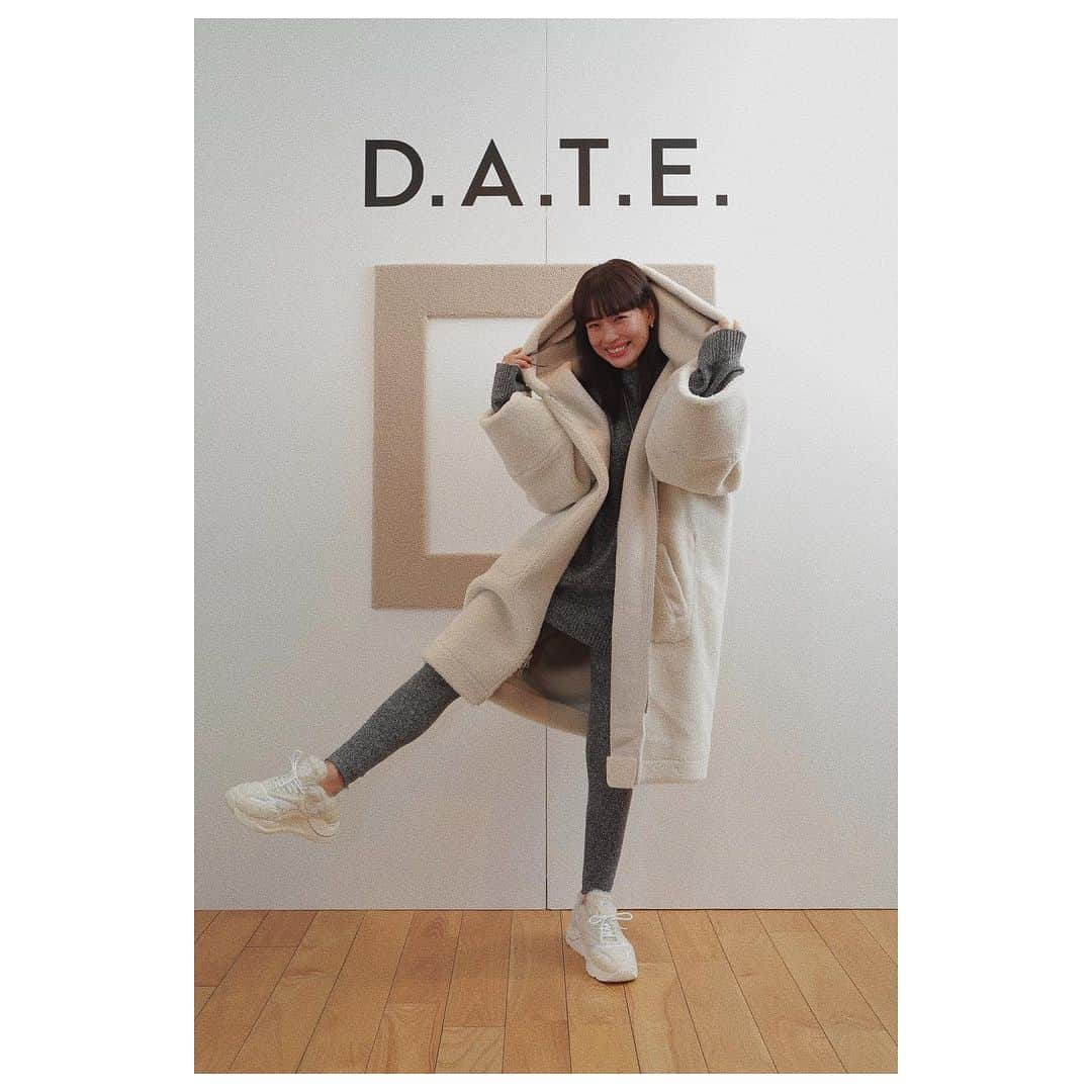 JUNNAさんのインスタグラム写真 - (JUNNAInstagram)「🧸🧸🧸  最近履いているもこもこ☁️スニーカー👟  @date_sneakers_jp  @date_sneakers   「D.A.T.E.」より登場した日本限定のテデイモデル  発売を記念したローンチイベントは11月17,18日 原宿の"JUNCTION Space"  #pr」11月17日 0時23分 - junna