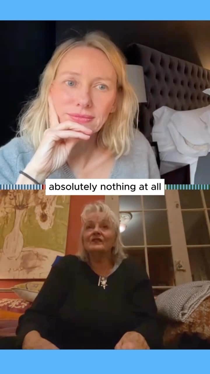 ナオミ・ワッツのインスタグラム：「“Absolutely nothing at all!” … And this is exactly why I created Stripes! More soon, stay tuned.」