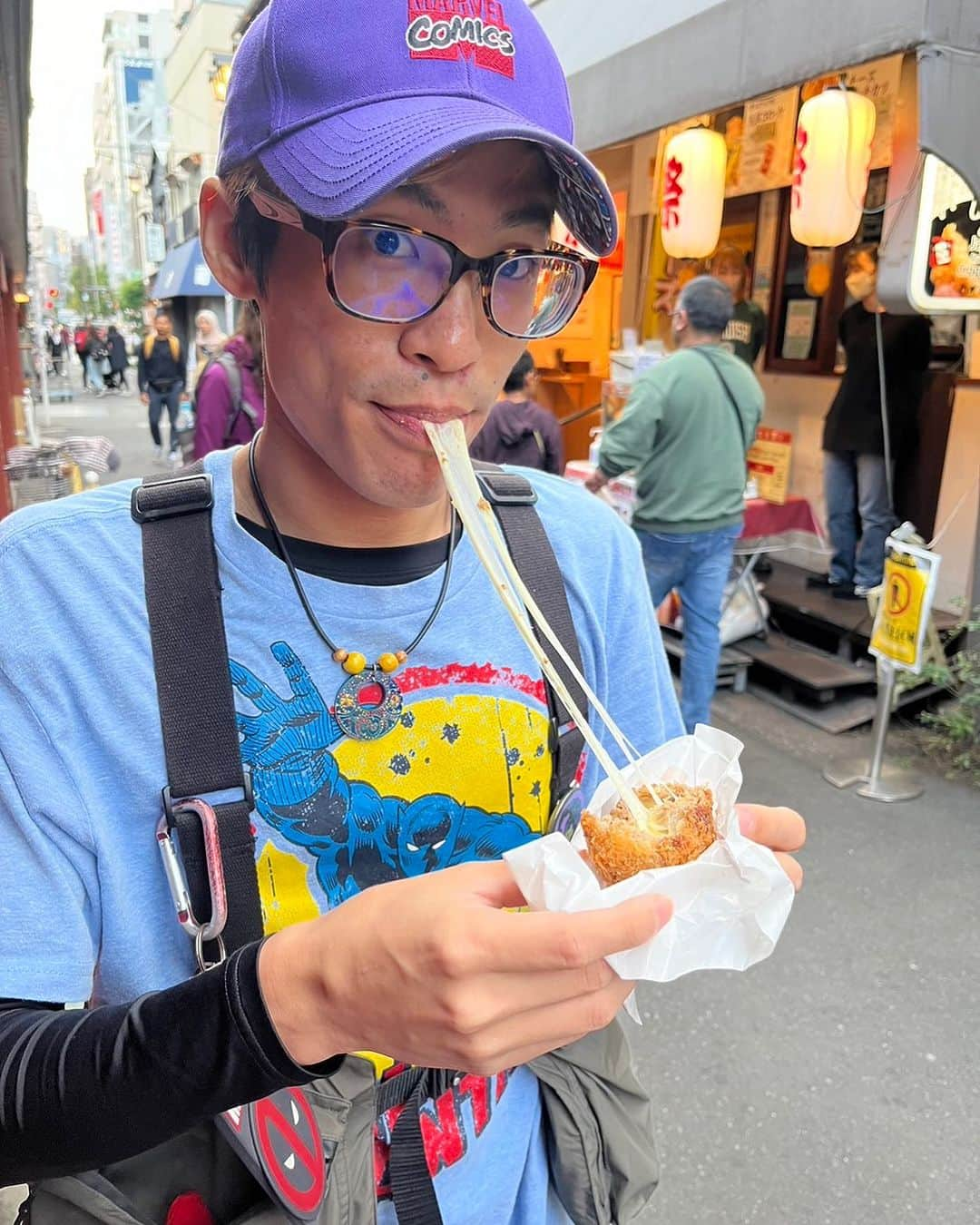 ムラムラタムラのインスタグラム：「浅草チーズメンチカツりーもこちゃん」