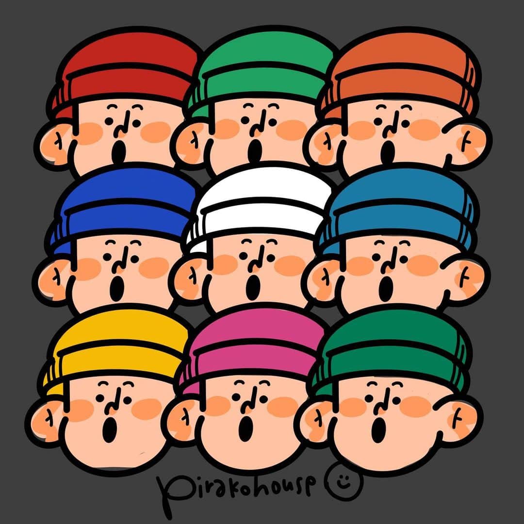Pirakoのインスタグラム：「オンライン似顔絵屋さん再開！🌈 個人的なご依頼リクエスト沢山いただいていたので 作業も落ち着いてきたし再開しました^ - ^♡  沢山のご依頼お待ちしております！🫰 遅くにごめんね🥲！」