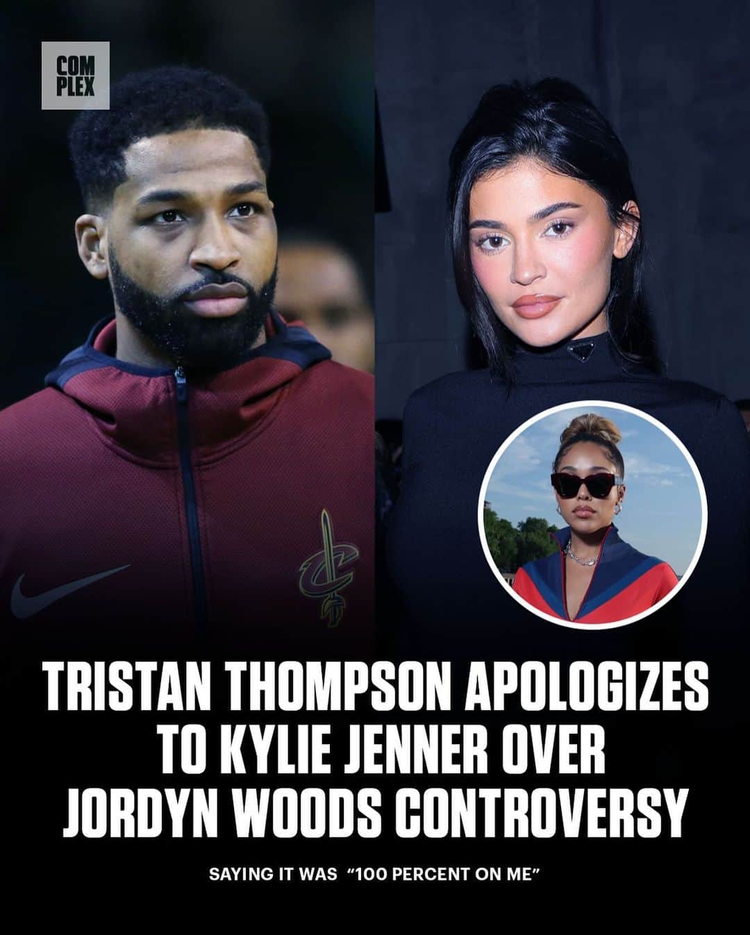 COMPLEXのインスタグラム：「Tristan Thompson sat down for what he acknowledged was a “long overdue” one-on-one with Kylie Jenner in the latest episode of Hulu’s 'The Kardashians.'  LINK IN @complex BIO for more on this story.」