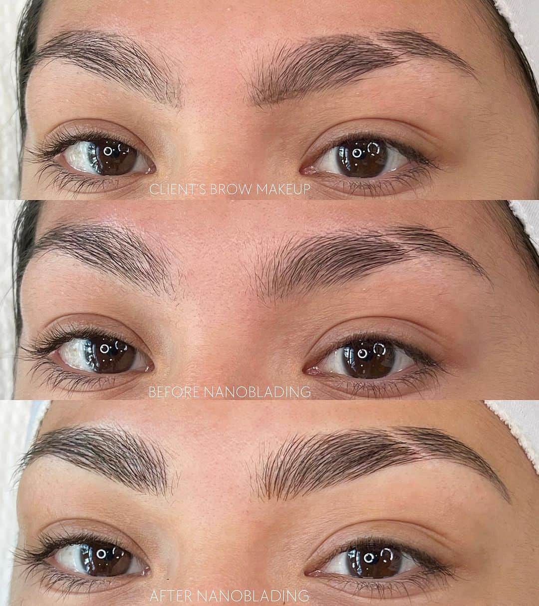Haley Wightのインスタグラム：「Throwback to some of my fav Nanobladed brows 😍💖 She liked her scar and so did I so we kept it, and I love the way they turned out!  Interested in booking? 📲 Either call us at (602)809-9405 or book online through our website, link is in my bio!   #nanoblading #microblading #nano #brows #natural #azbrows #hairstrokes #arizona #phoenix #scottsdale」