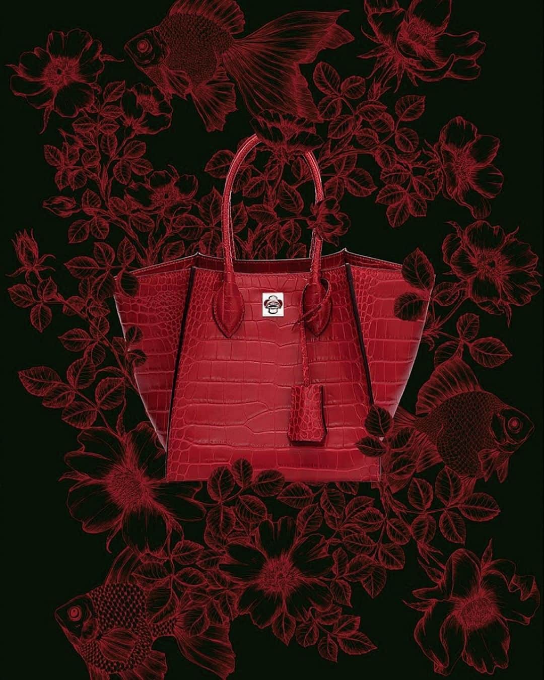 エルマンノシェルヴィーノのインスタグラム：「Paint it red. Our Maggie as seen on @vanityfairitalia.   #ErmannoScervino #FW23」