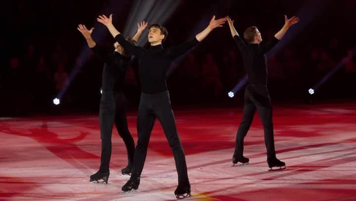 エフゲニー・プルシェンコのインスタグラム：「Парни : Дима @dmitry_aliev , Макар @makar_ignatov , Саша @alexander.samarin , спасибо ! Тронут 💪🏻」