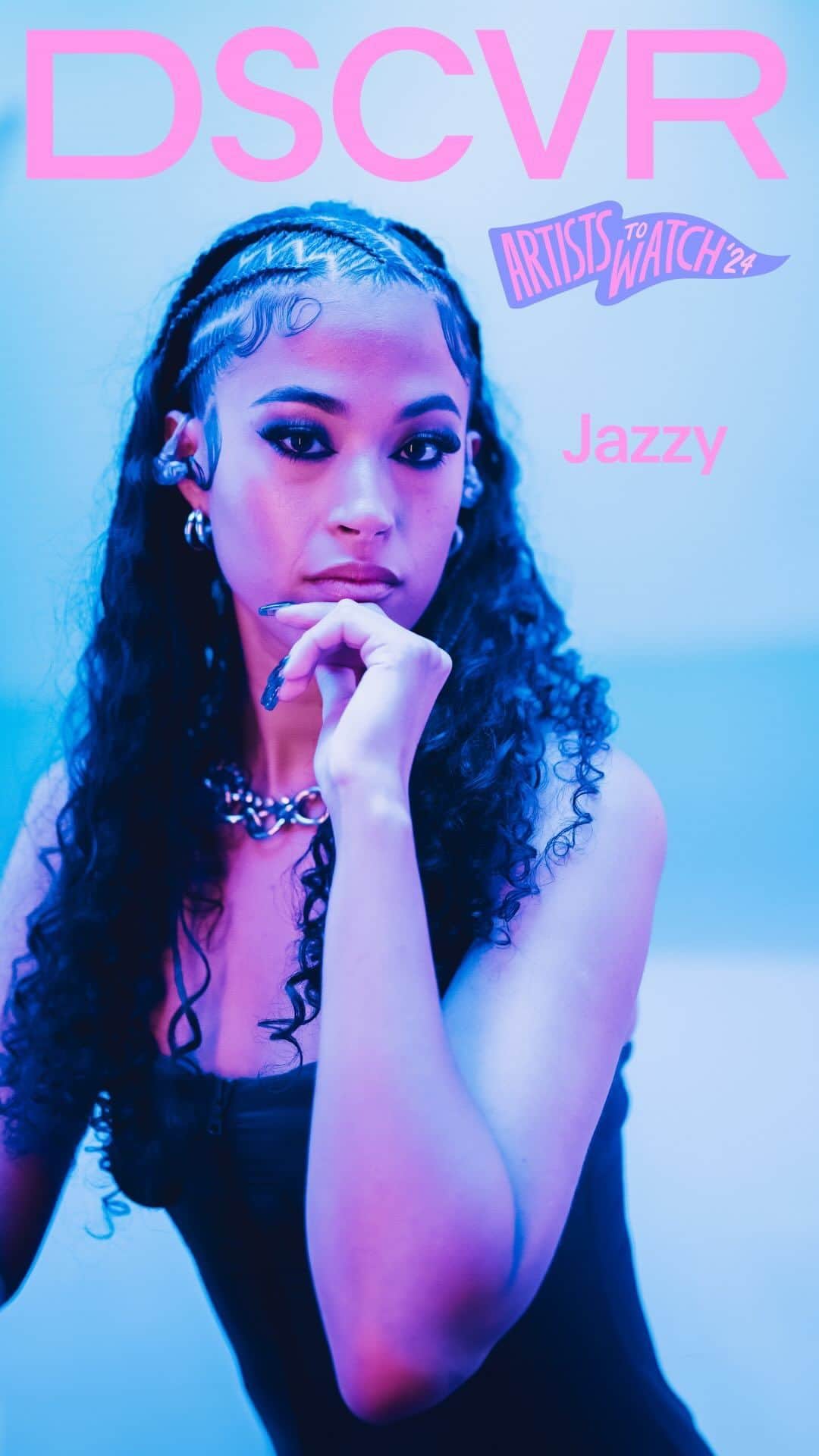 Vevoのインスタグラム：「Get up and dance to the terrific grooves of our latest #DSCVR Artists To Watch 2024 class member: @jazzyofficial__! Watch her performances of “NRG” and “Giving Me” exclusively on Vevo. ▶️ [Link in bio]」