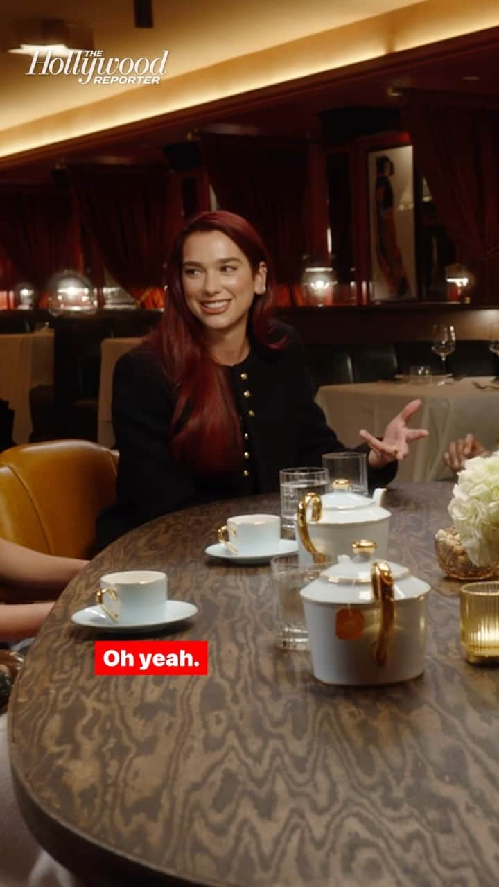 ハリウッド・リポーターのインスタグラム：「#DuaLipa, #BillieEilish and #OliviaRodrigo discuss the divine power of music on the Songwriter #THRRoundtable」