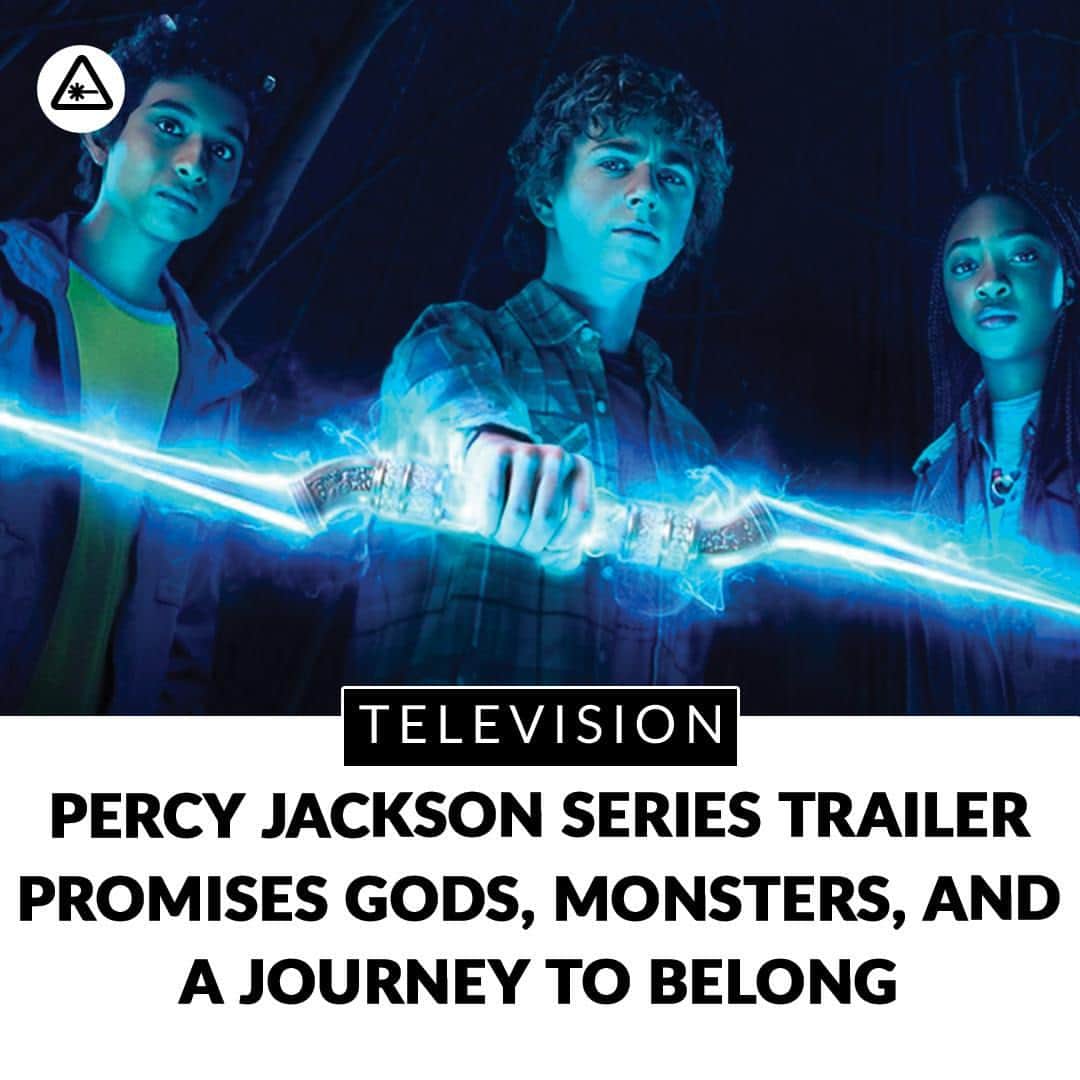 のインスタグラム：「The full trailer for Percy Jackson and the Olympians gives us our best look yet at the mythological world of the show. Gods, monsters, and vicious demigod frenemies, oh my! We’ll definitely want to bring a sword along.  link in bio」