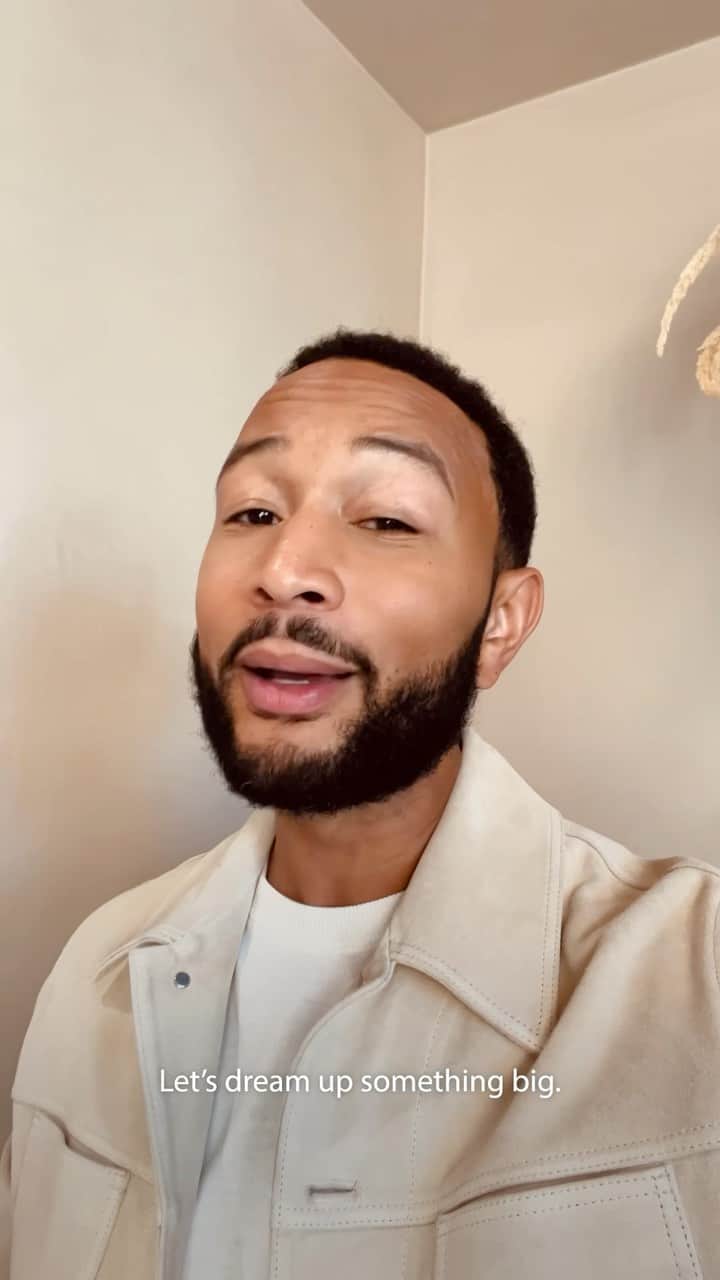 ジョン・レジェンドのインスタグラム：「I’m excited to partner with YouTube and Google Deepmind on Dream Track, a new AI experiment to test and learn to shape the future of AI and music. As a #YouTubePartnerTester, select creators can use my AI generated voice to create unique :30 second soundtracks for their Shorts by prompting with a few words what they'd like to hear!」