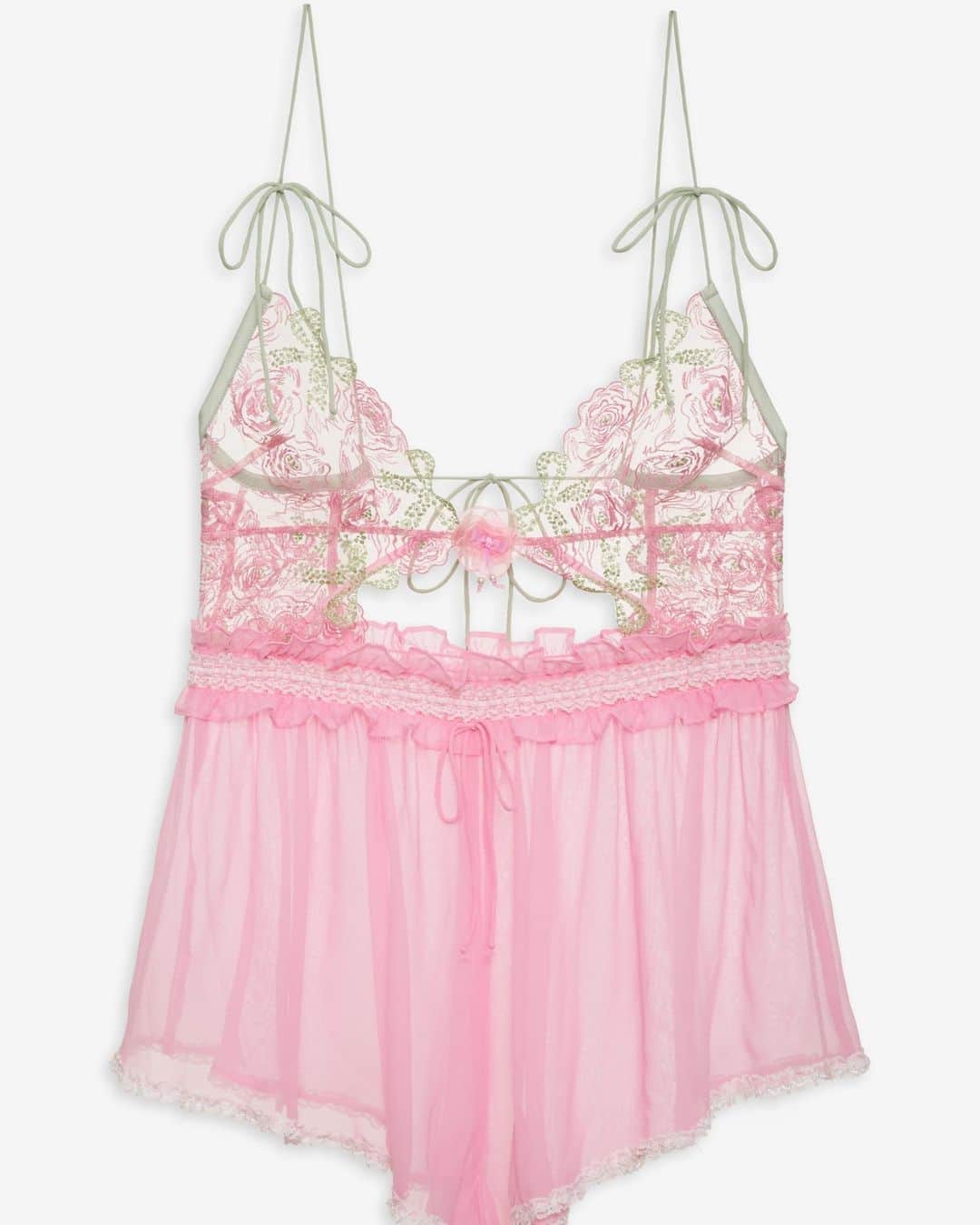 For Love & Lemonsさんのインスタグラム写真 - (For Love & LemonsInstagram)「Delicate blooms // The Blakely Slip Romper #forloveandlemons」11月17日 2時30分 - forloveandlemons