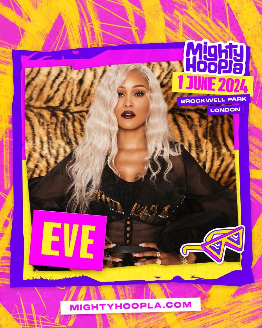 イヴさんのインスタグラム写真 - (イヴInstagram)「Mighty Hoopla… I’m coming for you! Can’t wait to party with you on Saturday 1st June. 🐾🏳️‍🌈 @mightyhoopla」11月17日 2時46分 - therealeve