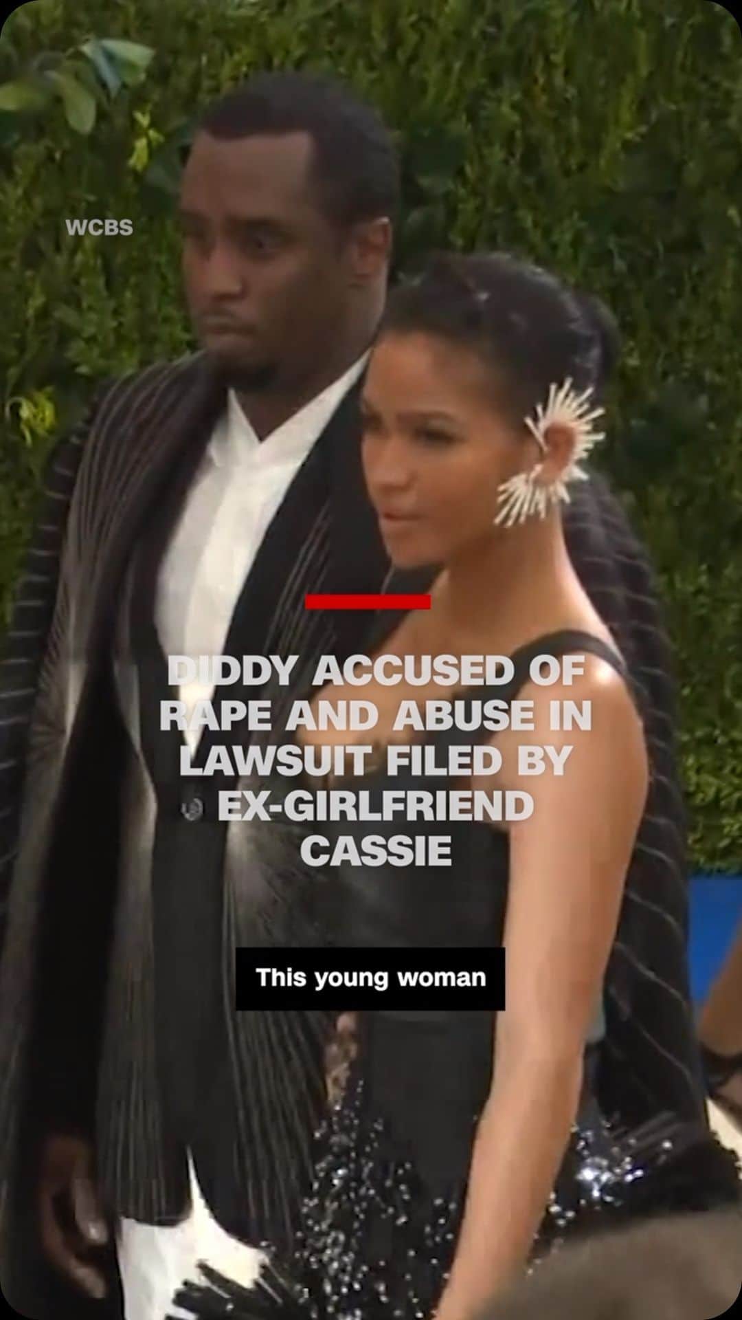 のインスタグラム：「Sean ‘Diddy’ Combs was sued in federal court in New York City by his former girlfriend Casandra Ventura, who alleges she was raped and subjected to years of repeated physical and other abuses by Combs.」