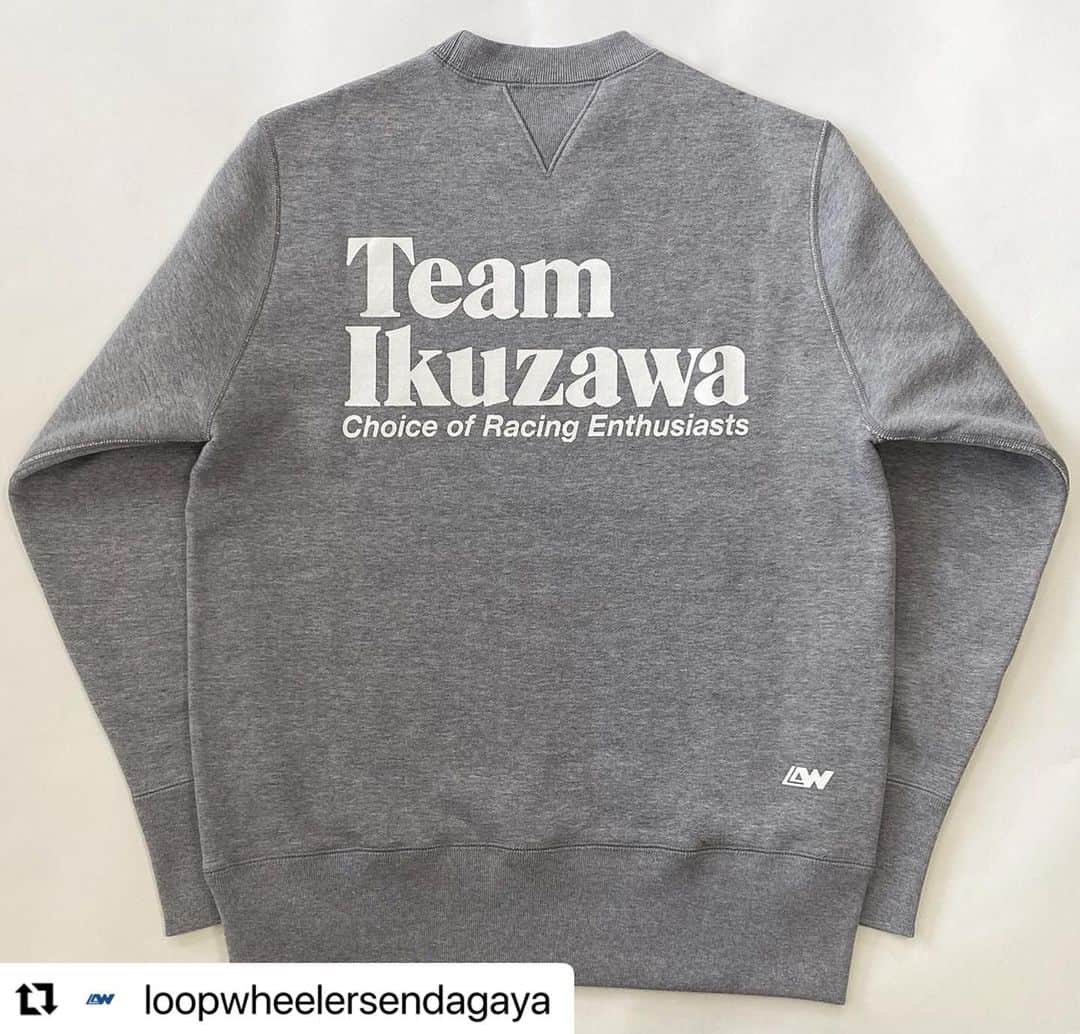 ループウィラーさんのインスタグラム写真 - (ループウィラーInstagram)「． 福岡店も本日より発売です！②  #Repost @loopwheelersendagaya with @use.repost ・・・ . 「LOOPWHEELER for Team Ikuzawa」 本日よりLOOPWHEELER for Team  Ikuzawa 3型を発売致します。 2型目はLOOPWHEELER for Team  Ikuzawa クルースウェットになります。 素材はLWライト30/6吊り裏毛を使用しています。 カラーはグレーメランジとブラックの2カラー展開となります。 カラーはグレーメランジとブラックの2カラー、サイズはS~XXLまでの5サイズ展開となり販売価格は33,000円（税込）となります。  是非ご覧ください。  #teamikuzawa #loopwheelersendagaya  #loopwheeler #tsuriami #sweat #ループウィラー千駄ヶ谷 #ループウィラー #吊り編み #スウェット」11月17日 12時14分 - loopwheelerfukuoka