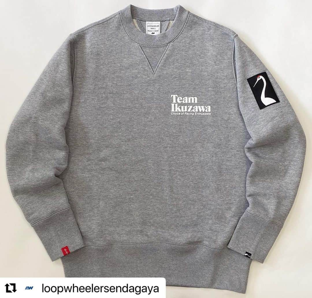 ループウィラーのインスタグラム：「． 福岡店も本日より発売です！②  #Repost @loopwheelersendagaya with @use.repost ・・・ . 「LOOPWHEELER for Team Ikuzawa」 本日よりLOOPWHEELER for Team  Ikuzawa 3型を発売致します。 2型目はLOOPWHEELER for Team  Ikuzawa クルースウェットになります。 素材はLWライト30/6吊り裏毛を使用しています。 カラーはグレーメランジとブラックの2カラー展開となります。 カラーはグレーメランジとブラックの2カラー、サイズはS~XXLまでの5サイズ展開となり販売価格は33,000円（税込）となります。  是非ご覧ください。  #teamikuzawa #loopwheelersendagaya  #loopwheeler #tsuriami #sweat #ループウィラー千駄ヶ谷 #ループウィラー #吊り編み #スウェット」