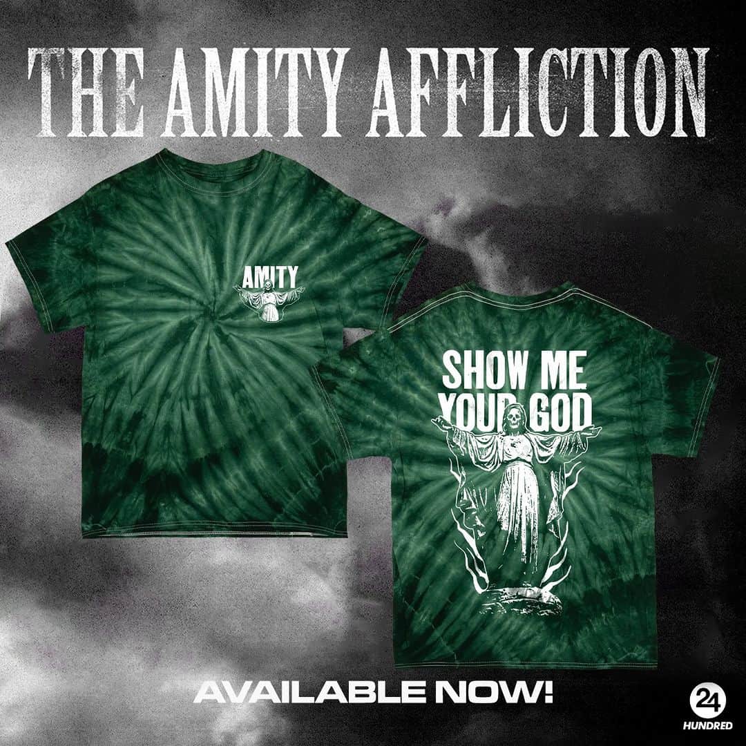 The Amity Afflictionさんのインスタグラム写真 - (The Amity AfflictionInstagram)「Another merch drop over at @24hundrednet including green tie dye 'Show Me Your God' tee and John Daly approved (we assume) golf set ⛳️ Link in stories」11月17日 12時58分 - theamityaffliction