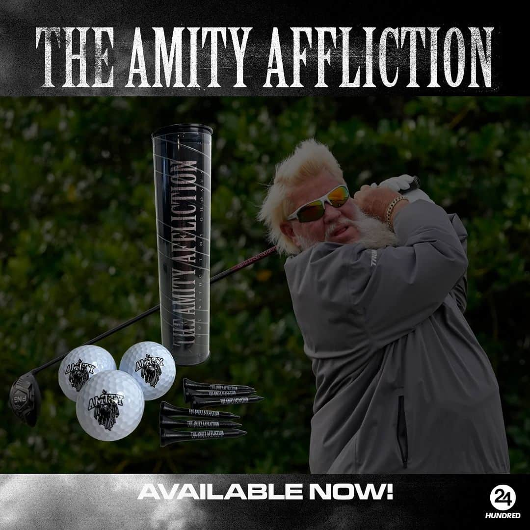 The Amity Afflictionさんのインスタグラム写真 - (The Amity AfflictionInstagram)「Another merch drop over at @24hundrednet including green tie dye 'Show Me Your God' tee and John Daly approved (we assume) golf set ⛳️ Link in stories」11月17日 12時58分 - theamityaffliction