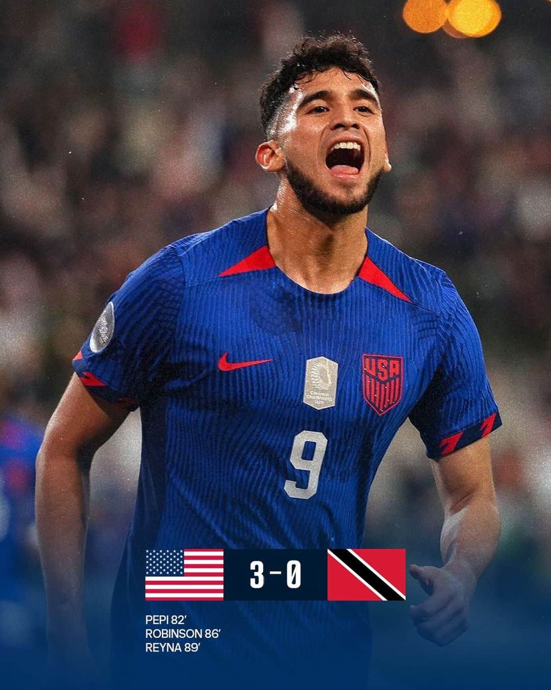 Major League Soccerのインスタグラム：「3 goals in 8 minutes to win it. Leg 2 on Monday. 🇺🇸」