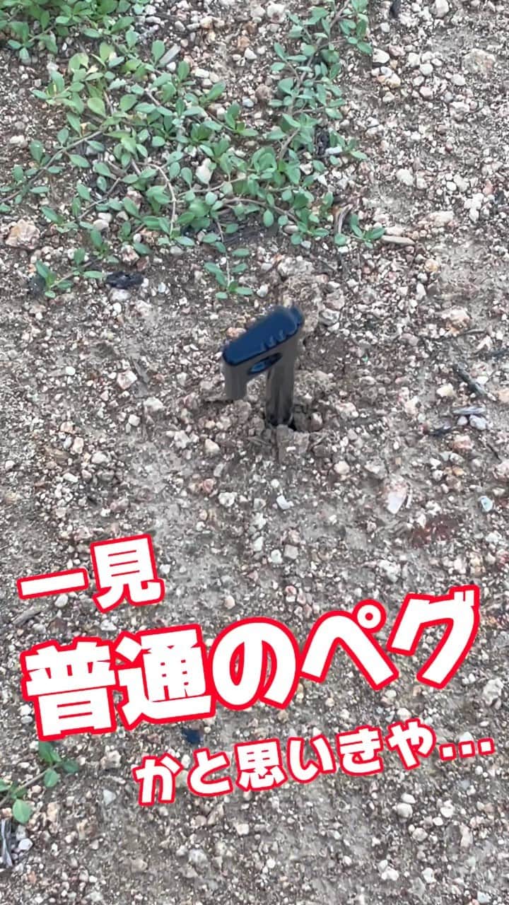 のインスタグラム：「打ち込みやすくて抜きやすい、小石も砕きながらズンズン地中に入り込む、長く使っても曲がりにくい。 “最強のペグ”との定評もあるそんな鍛造ペグにニンジンシルエットを忍ばせました。その名も  🥕鍛造人参（たんぞうにんじん）ペグ🥕  「はやくニンジンになりたーい！」そんなセリフが聞こえてきそうなネーミングにもご注目です。 18cm：2,750円、28cm：2,970円の2サイズ展開。DOD STOREにて好評販売中🐰  #鍛造人参ペグ #ペグ #鍛造ペグ #テント設営 #ファミリーキャンプ #ソロキャンプ #秋キャンプ #冬キャンプ #dod #ディーオーディー #outdoor #アウトドア #ソトアソビ #camp #キャンプ #キャンプギア #campgear #露營 #戶外 #캠핑 #디오디」