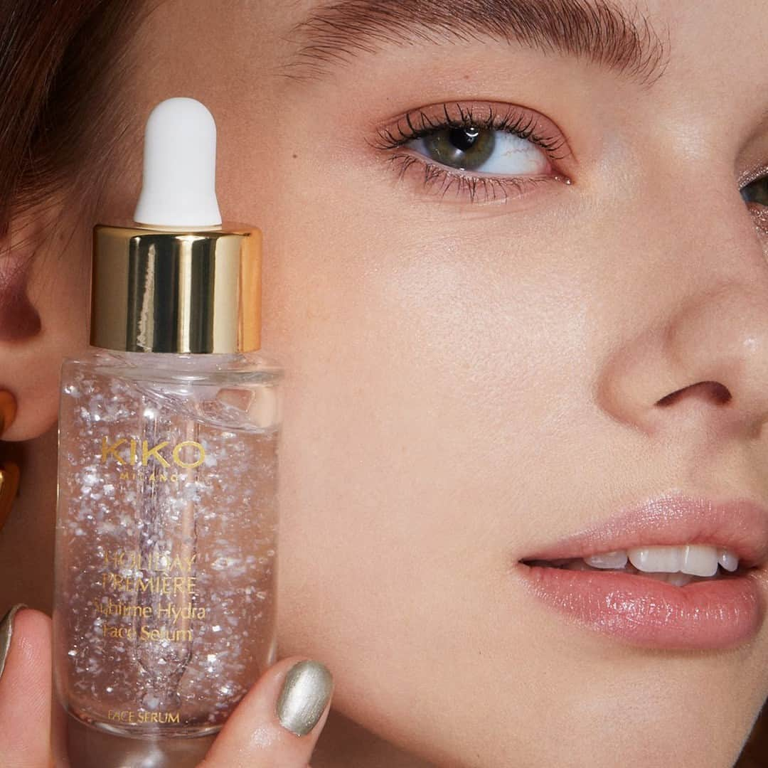 KIKO MILANOさんのインスタグラム写真 - (KIKO MILANOInstagram)「Unlock the key to a flawless makeup base with the power of skincare 🤩 Incorporate our #KIKOHolidayPremiere Sublime Hydra Face Serum to your daily skincare routine for a radiant, moisturized glow! ✨ ⁣ ⁣ #KIKOMilano #skincare #skincareroutine #faceserum #glowyskin⁣ ⁣ Sublime Hydra Face Serum - Crystal Lip Balm - Volume & Curl Mascara - Metallic Nail Lacquer 02⁣」11月17日 5時00分 - kikomilano