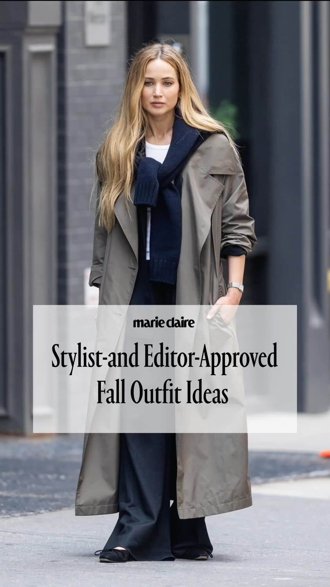 マリクレールのインスタグラム：「Mid-autumn is the sweet spot for cozy, layered dressing—all you need are a few styling tricks to put together the perfect outfit.   If you’re looking to maximize your existing wardrobe, these stylists and street style stars are the blueprint for fall. Link in bio for our full guide. photos: @gettyimages」