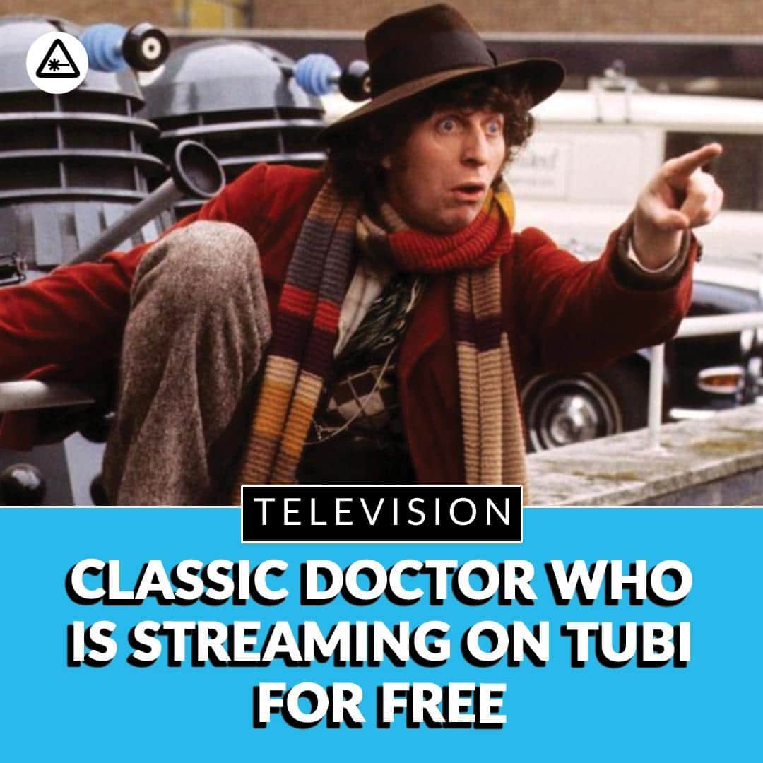 のインスタグラム：「Tubi is providing a free gateway into Classic Doctor Who, bringing all of the available episodes to its platform.   details in bio」